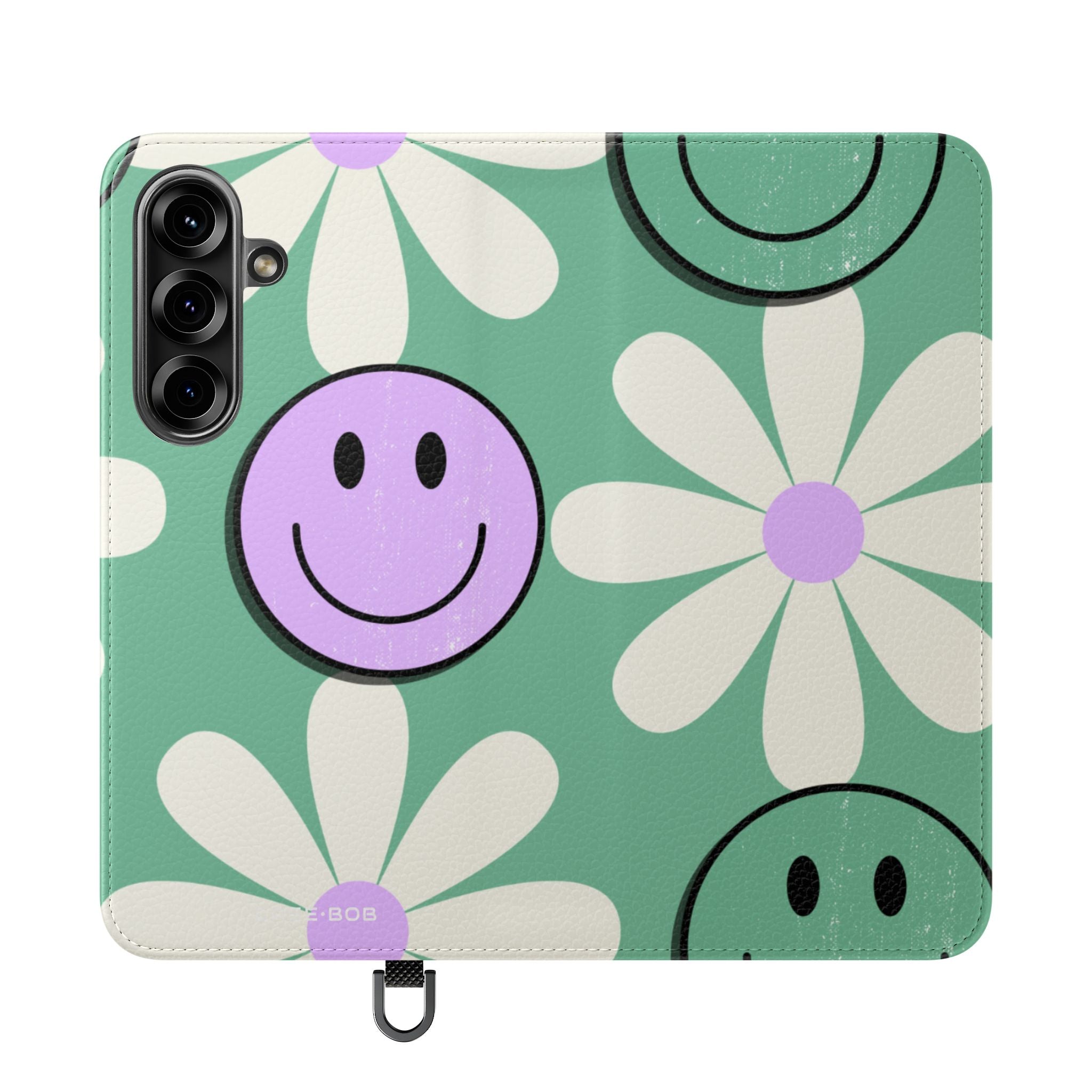 Smiley Daisy Glow - Samsung S25 Case - Wallet