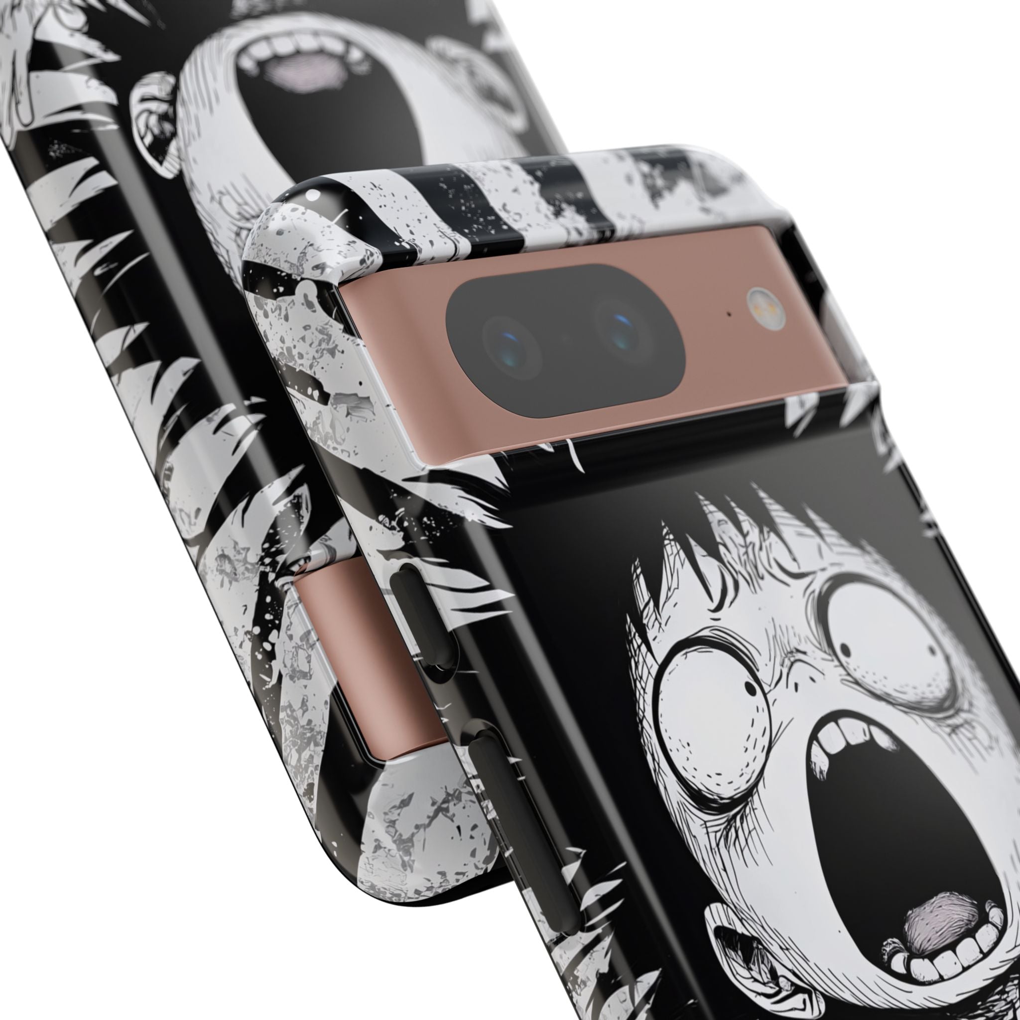 Screaming Stripes Google Pixel 8 Case - Tough