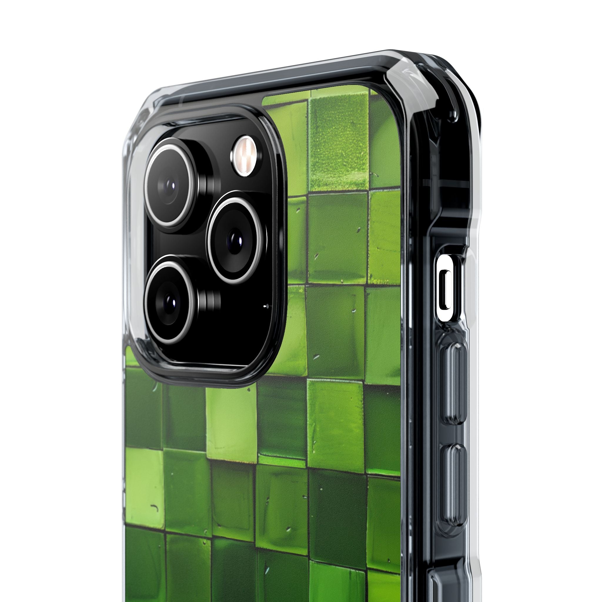 Green Tile Harmony iPhone 14 - Impact Clear+