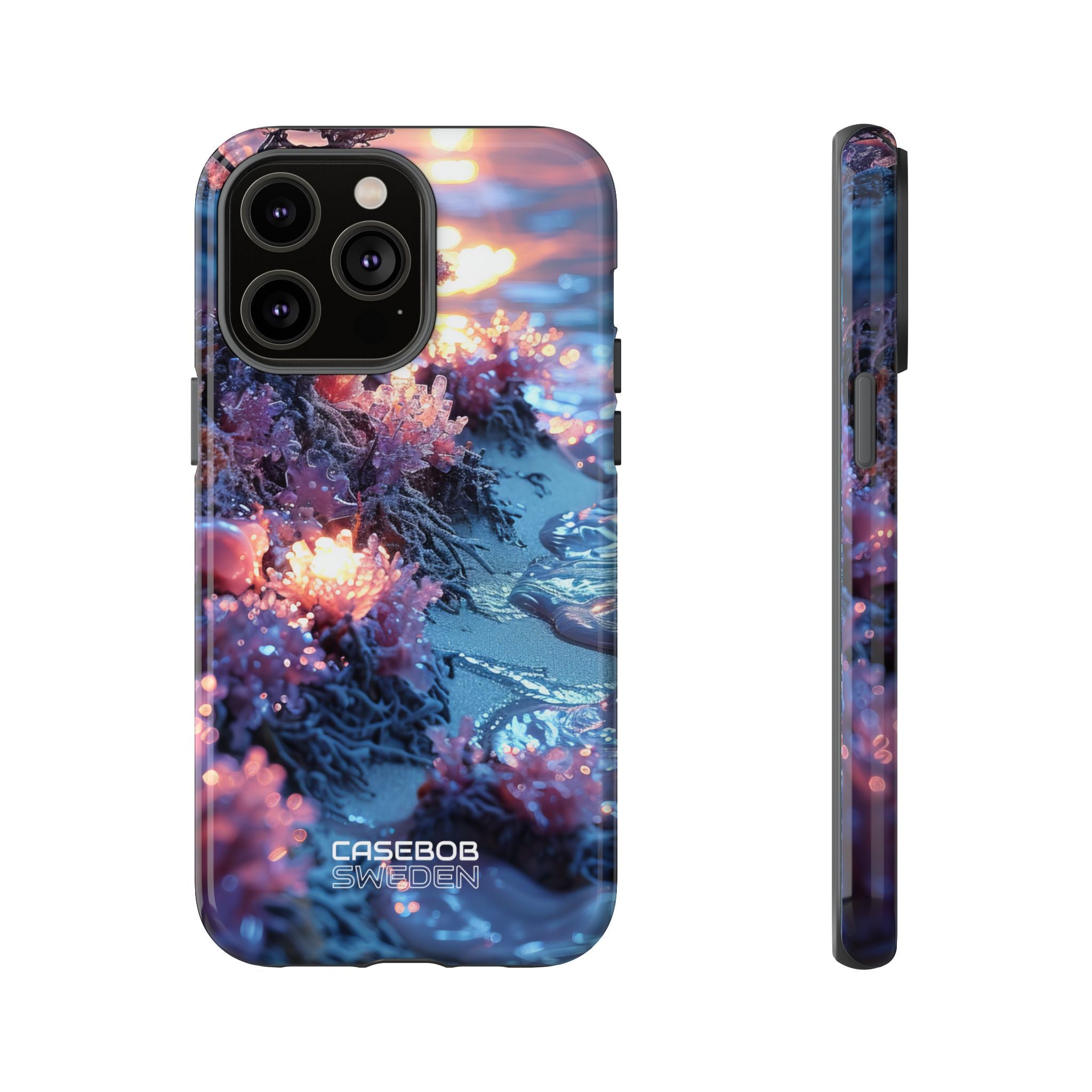 Crystal Sunset Shore iPhone 14 - Resistente