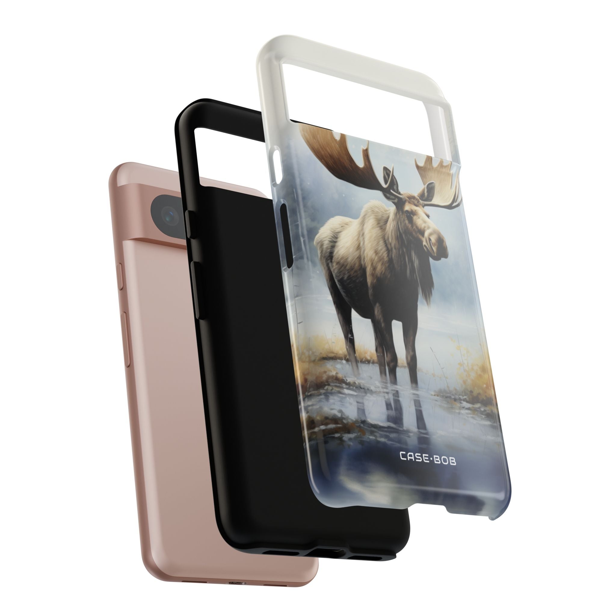Moose Reflection Google Pixel 8 Case - Tough