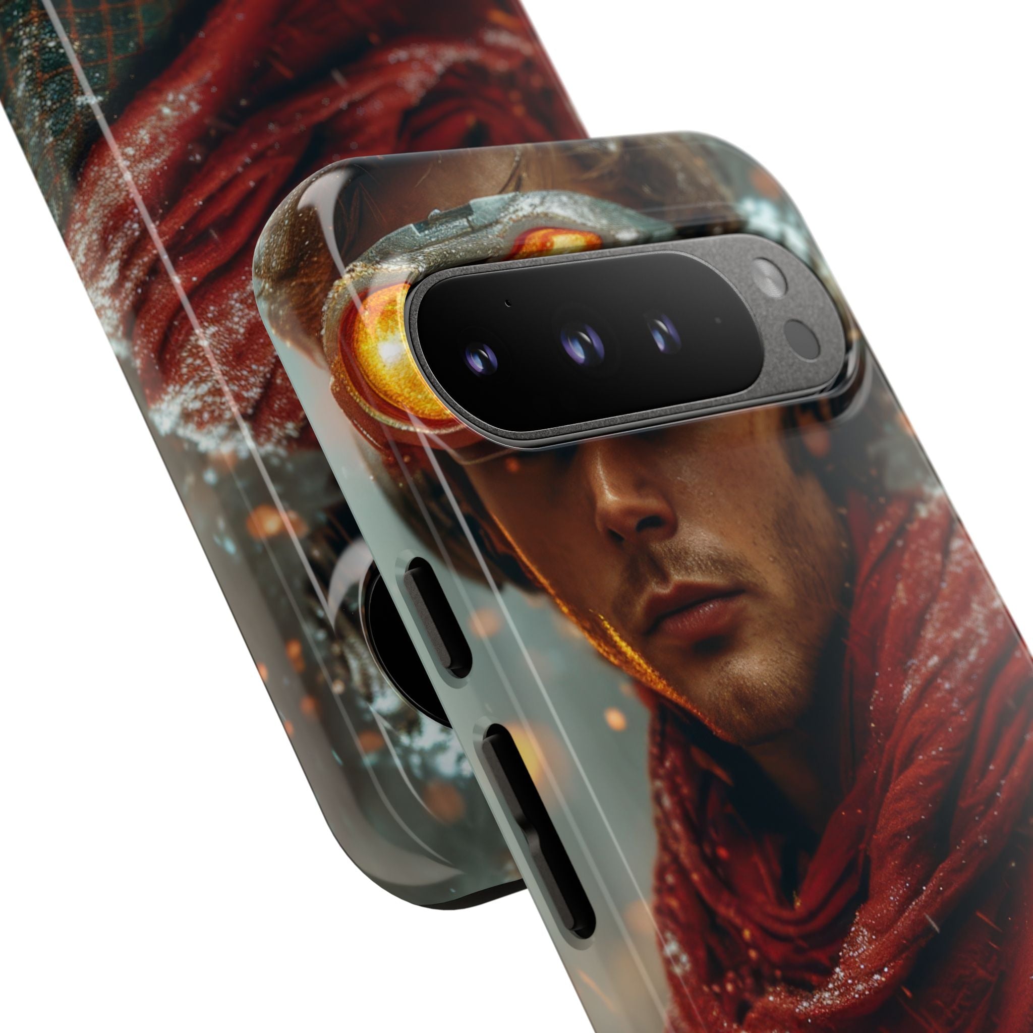 Futuristic Steampunk Explorer Google Pixel 9 - Tough