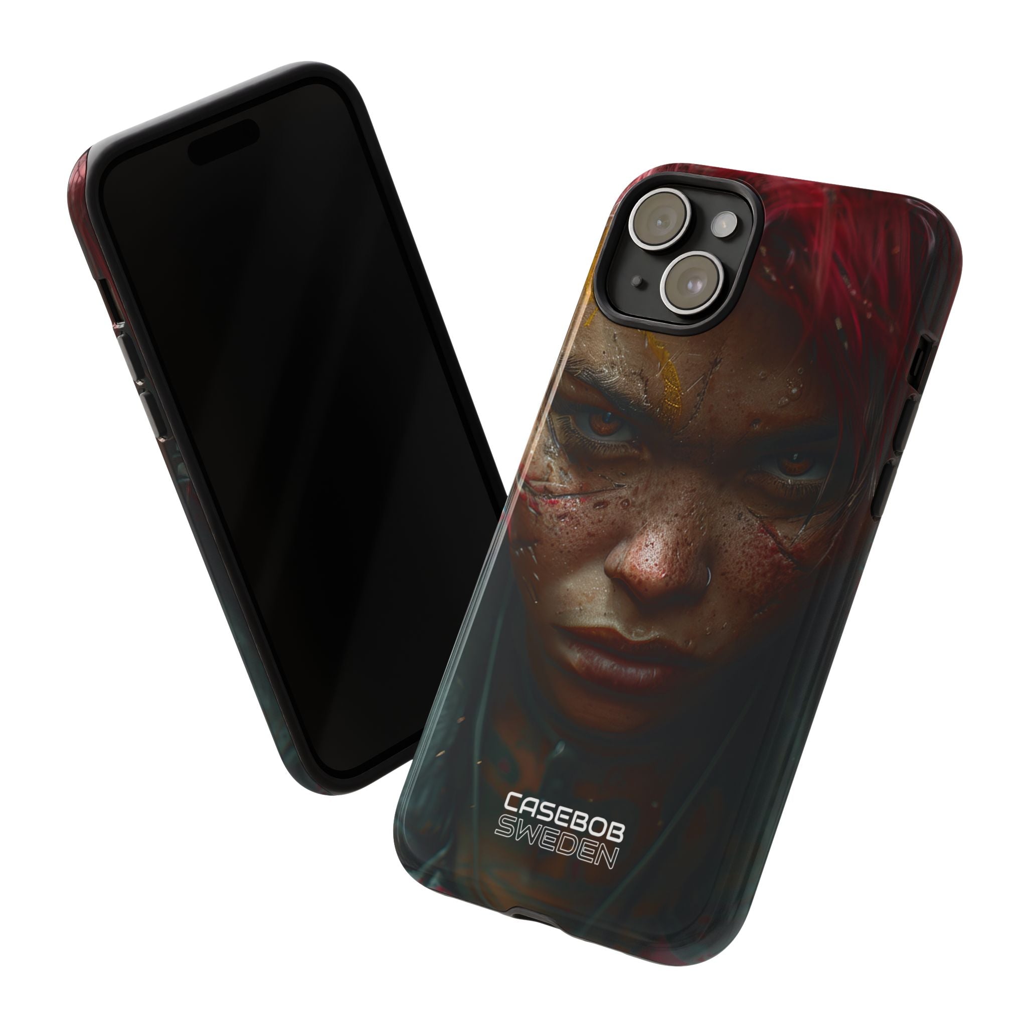 Ritratto Ribelle Cyberpunk iPhone 15 - Tough