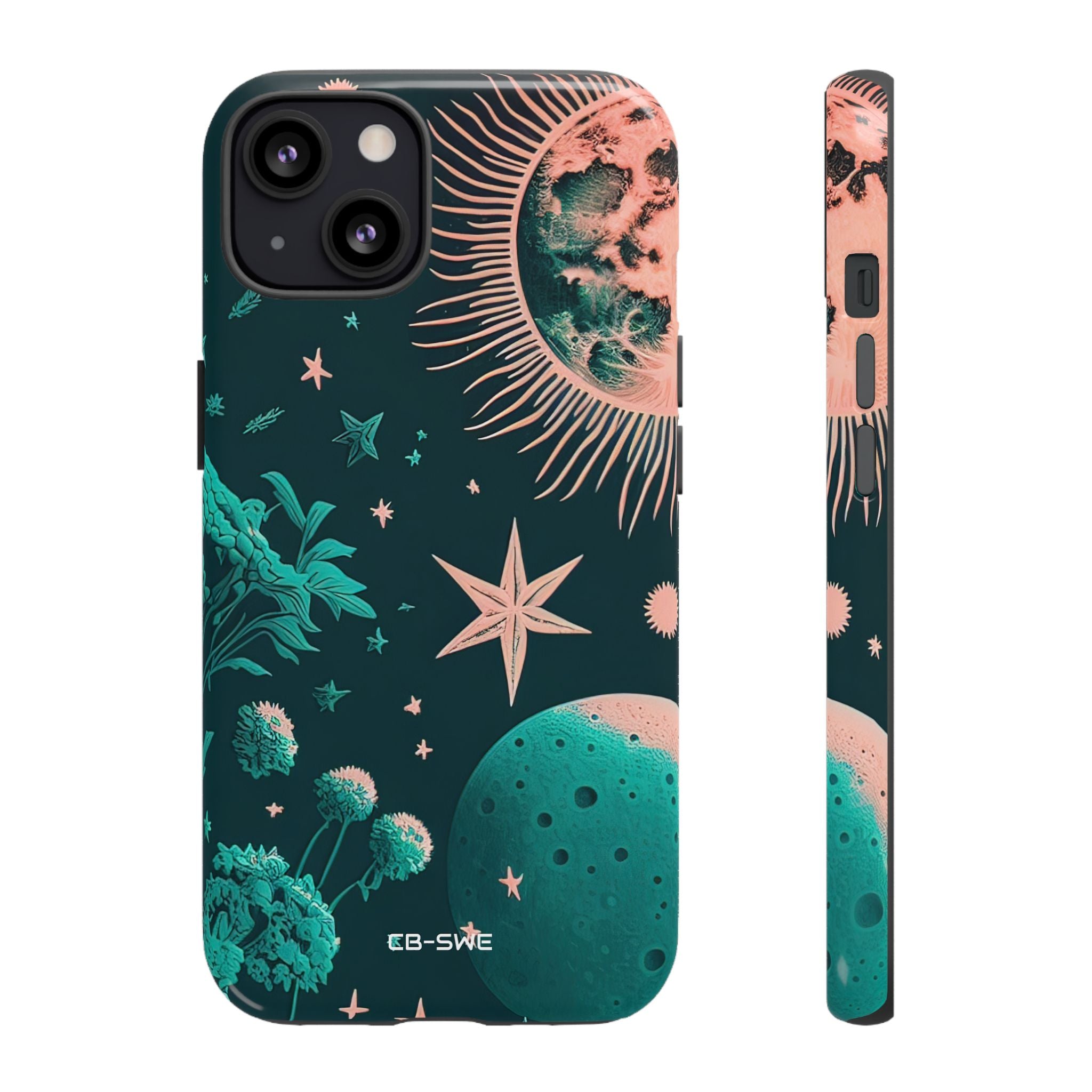 Celestial Botanical Night - iPhone Case