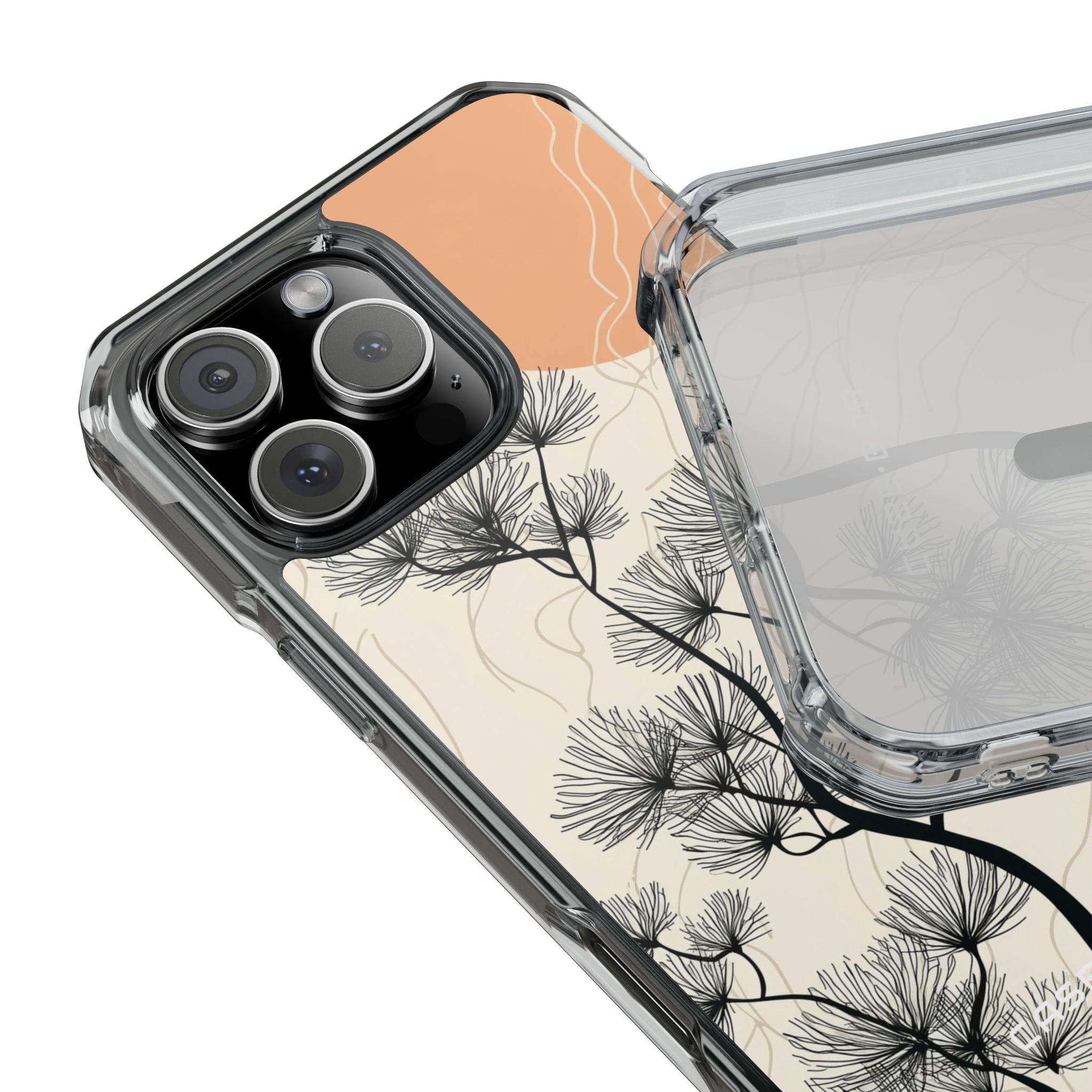 Spiky Tree Sunset iPhone 16 Pro Max Case - Impact