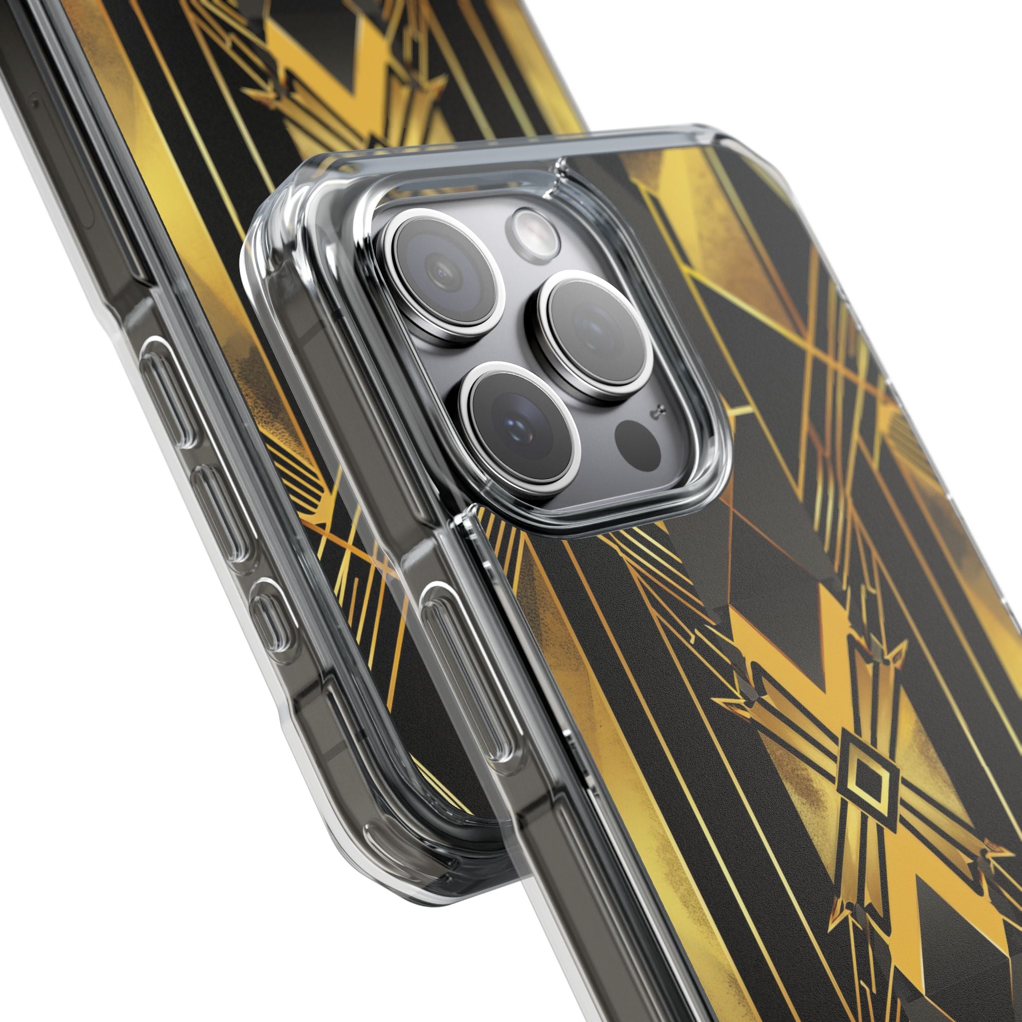 Golden Diamond Radiance iPhone 15 Pro Max Case - Impact