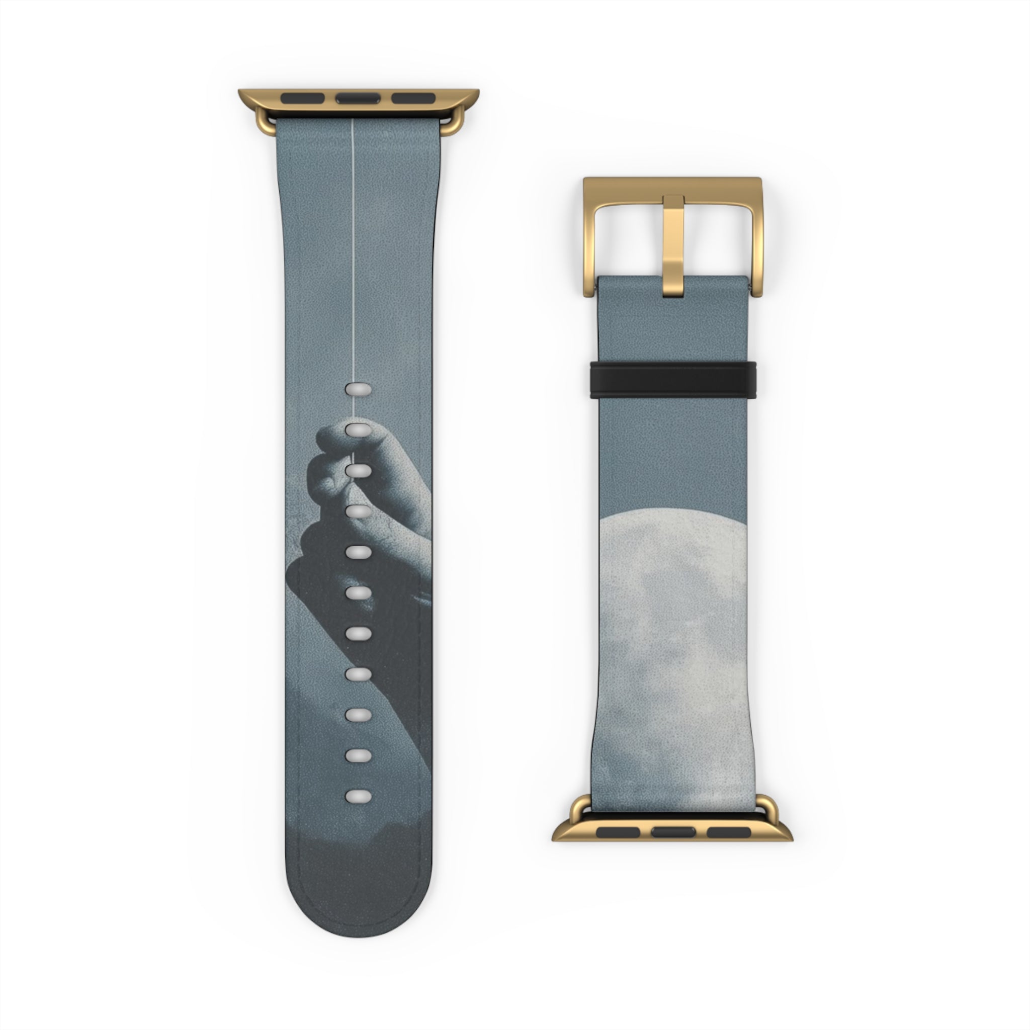 Moon Balloon Blue - Watch Band