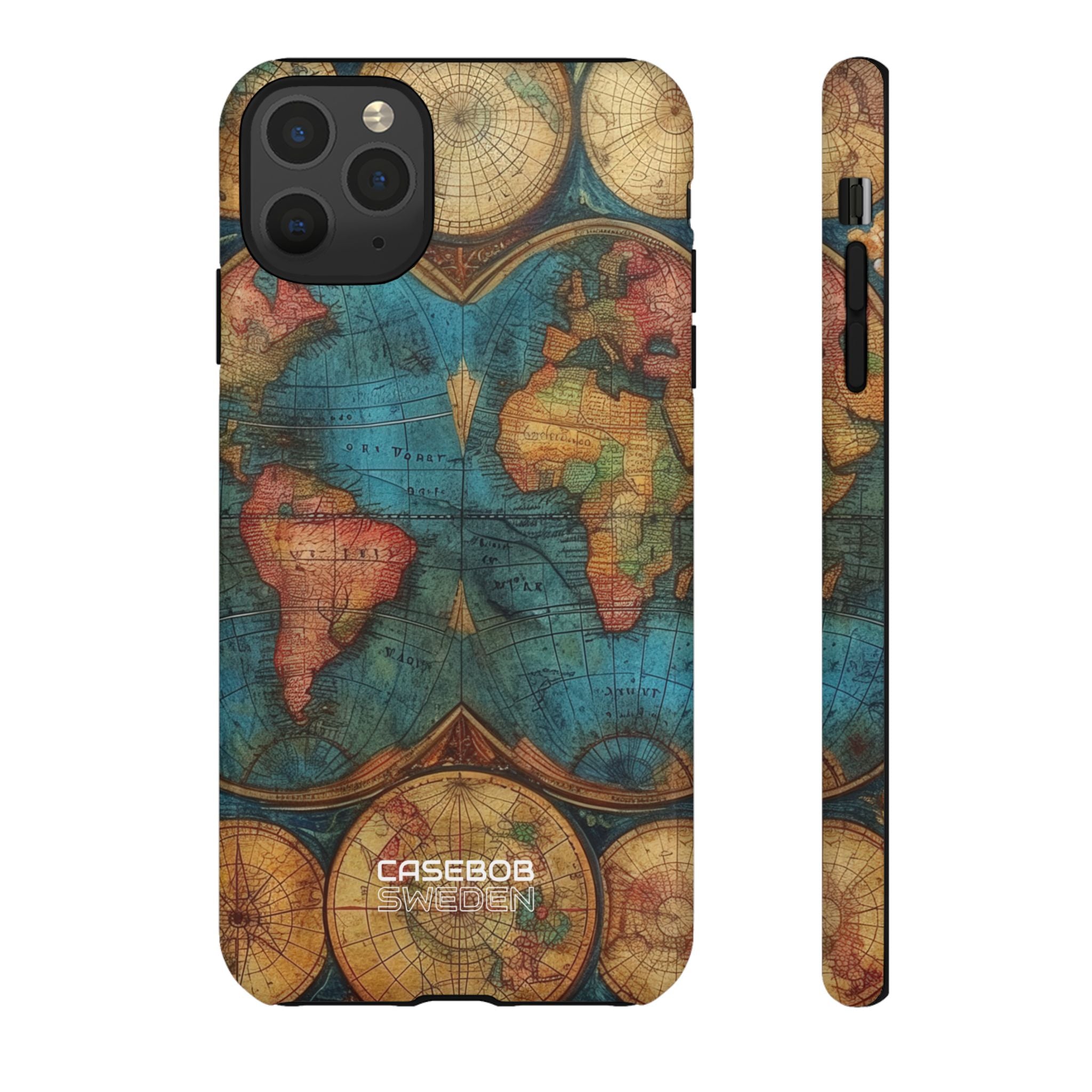 Vintage World Map iPhone 11 - Tough