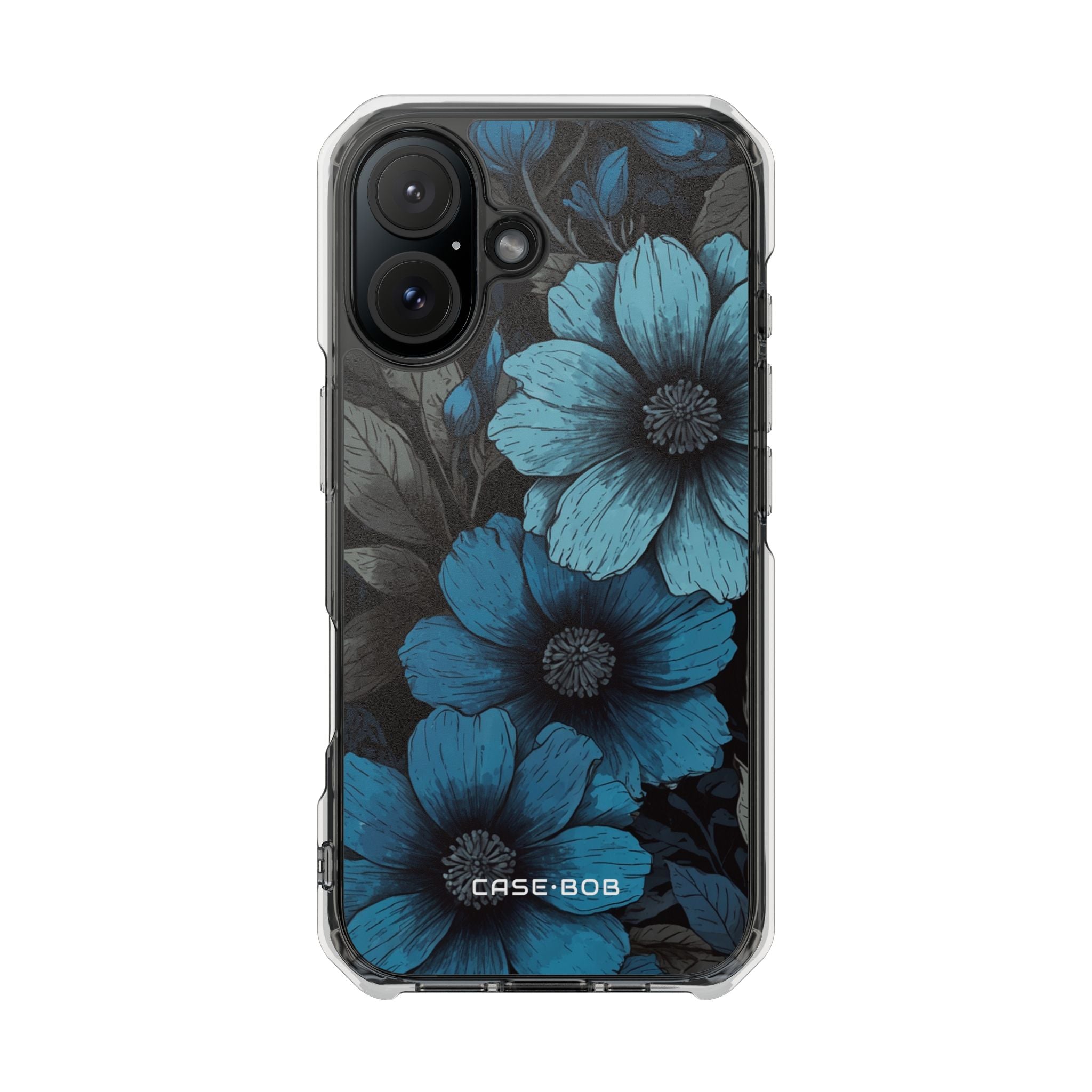 Blue Petal Radiance iPhone 15 Case - Impact