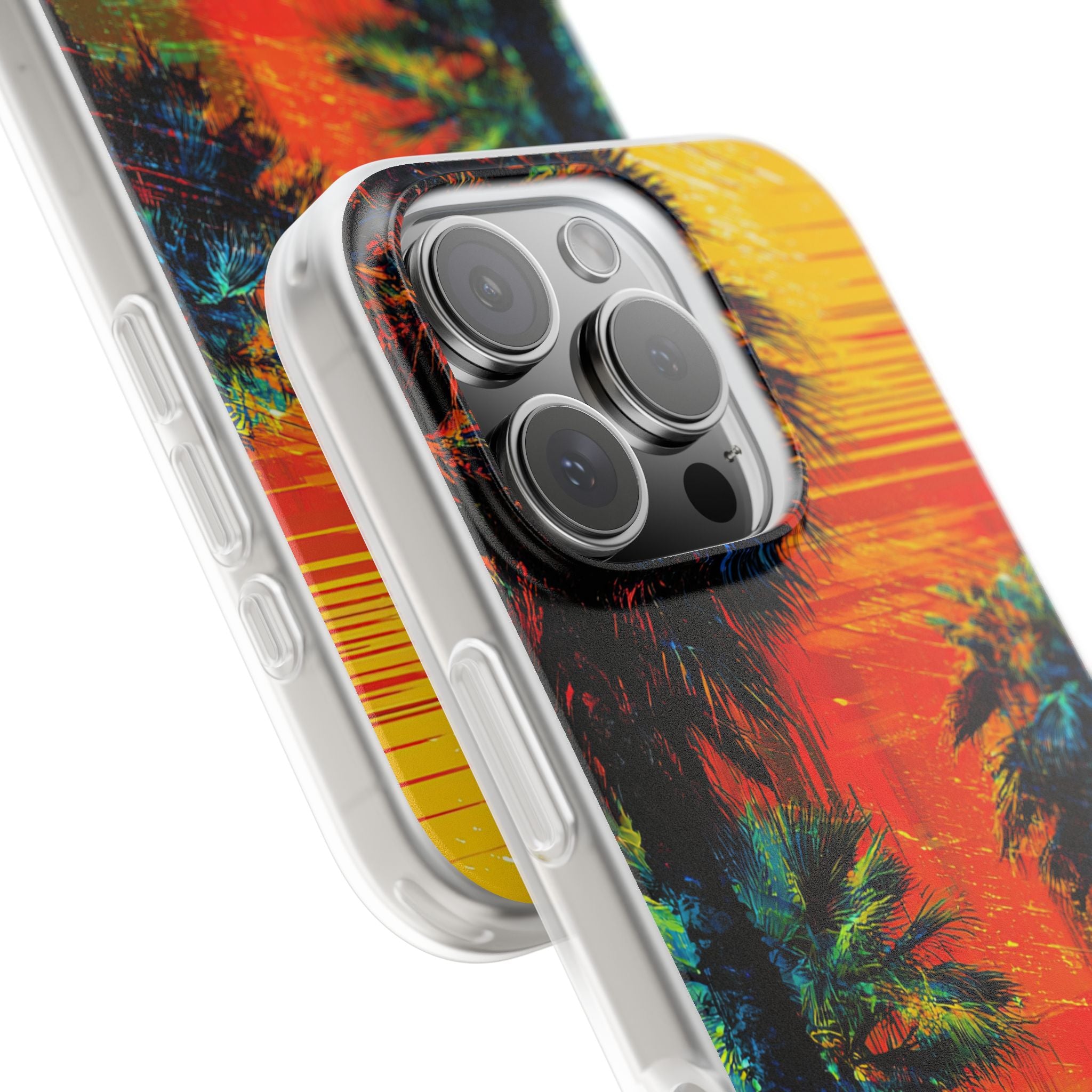 Tropical Sunburst iPhone 16 Pro Case - Soft