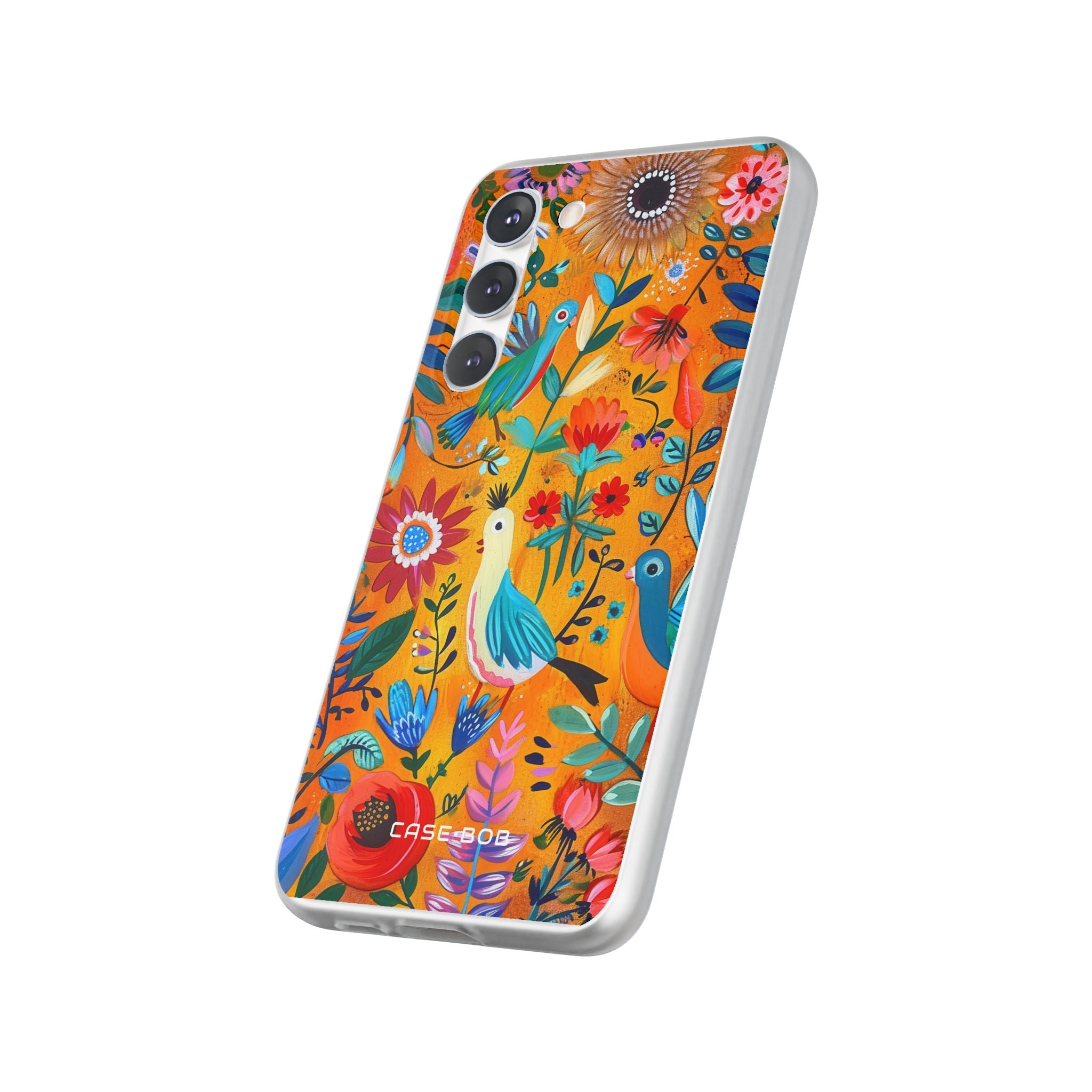 Colorful Birds Bloom Samsung S23 Plus Case - Soft