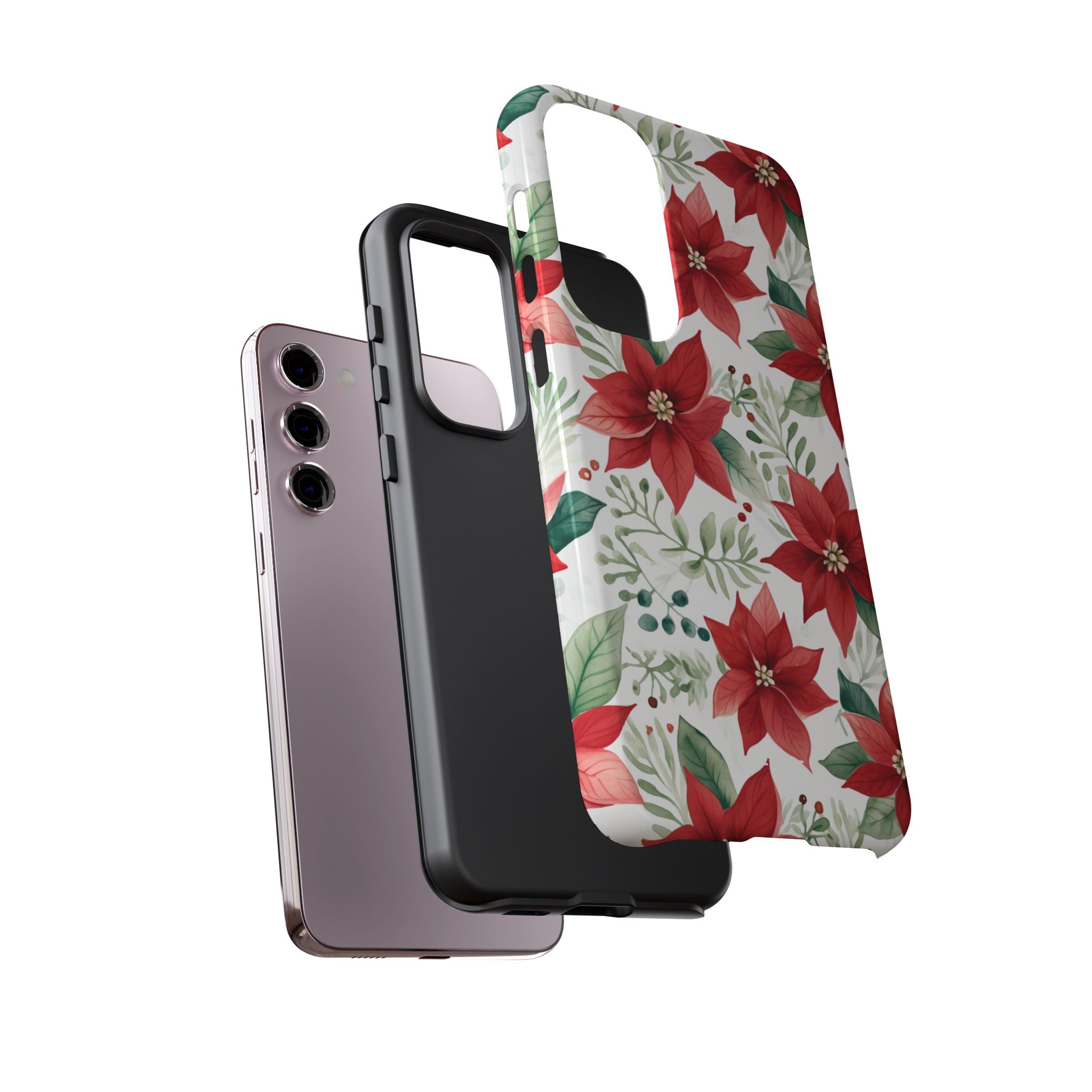 Poinsettias Bloom Bright - Samsung Case