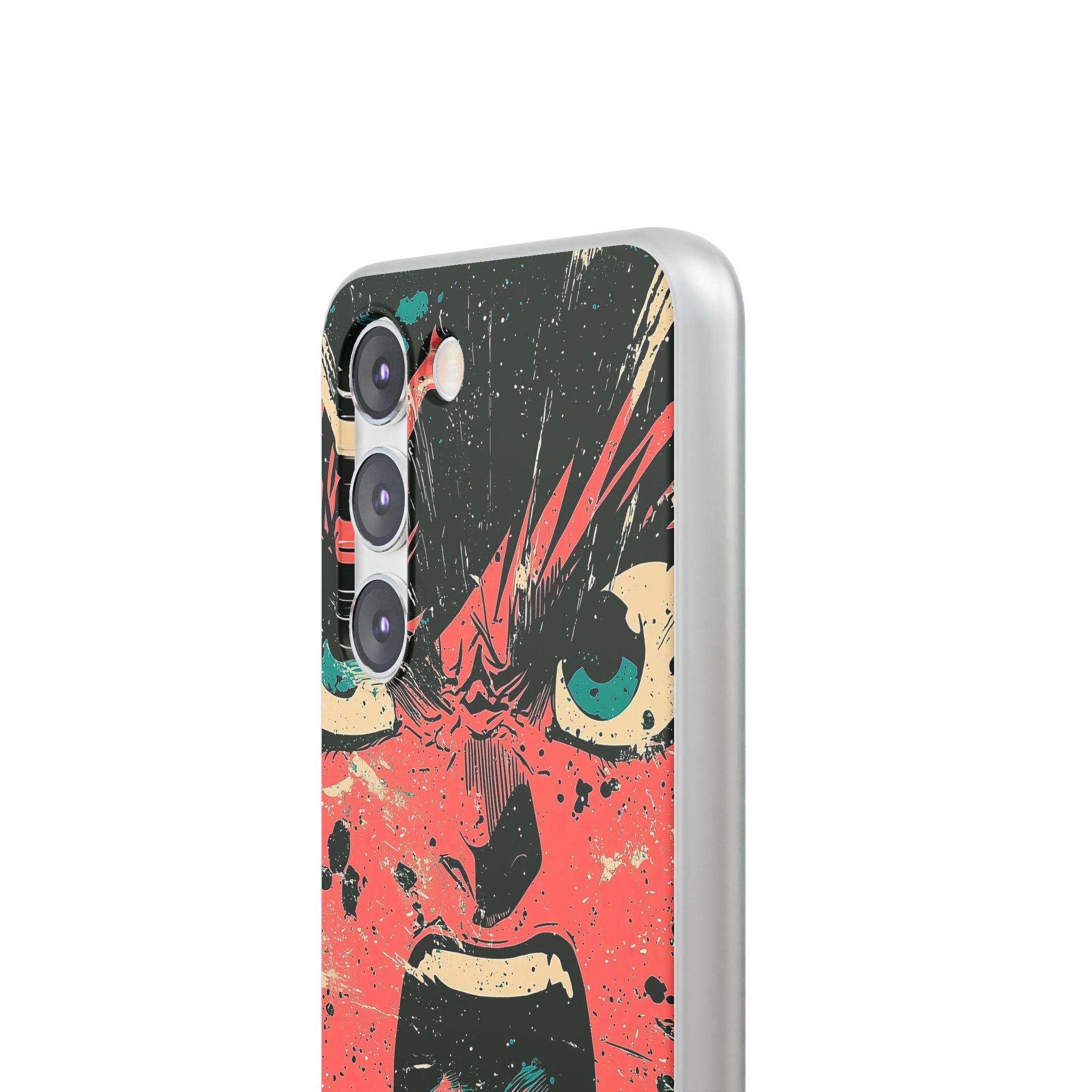 Screaming Face Pink Samsung S23 Case - Soft