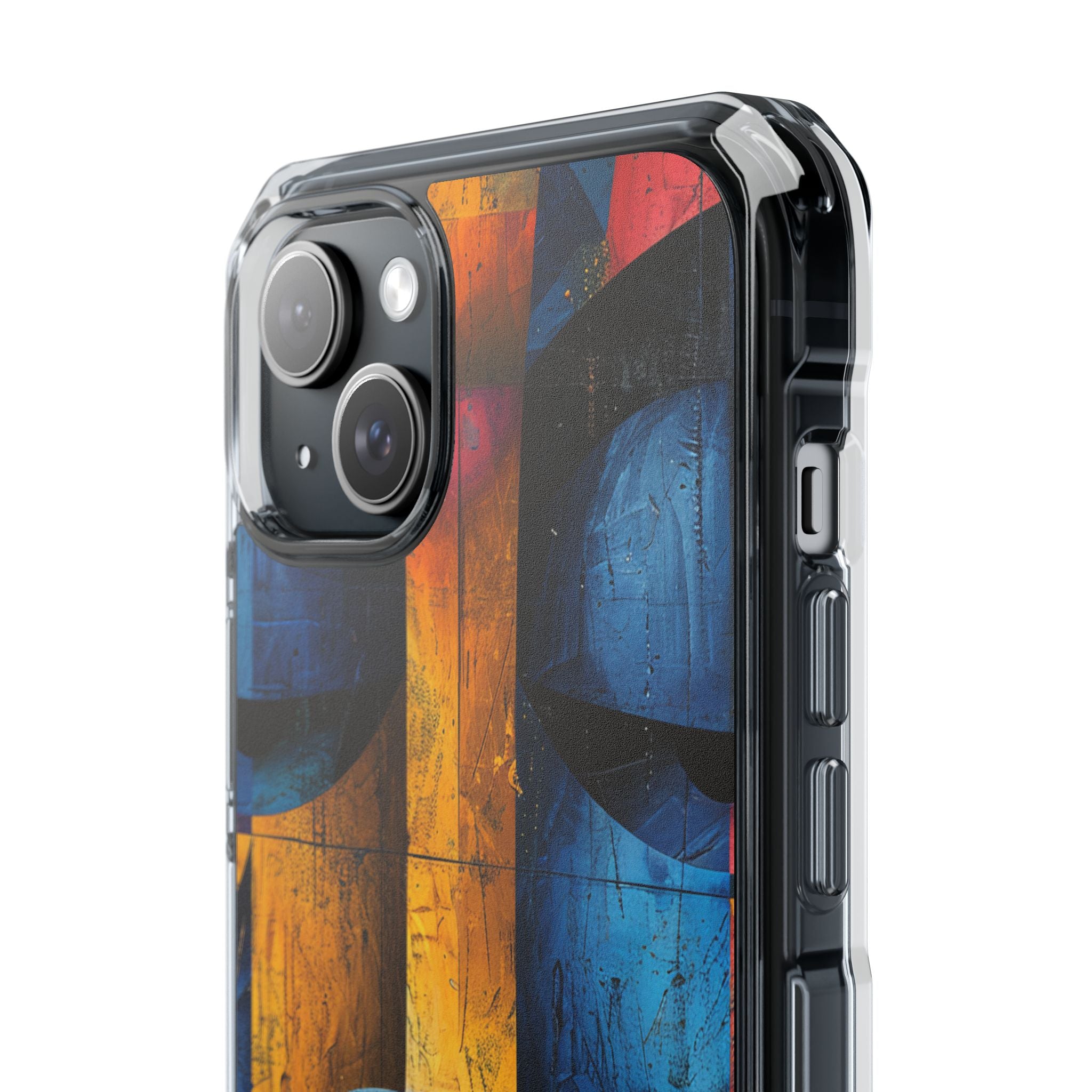 Geometric Face Fusion iPhone 15 - Impact Clear+