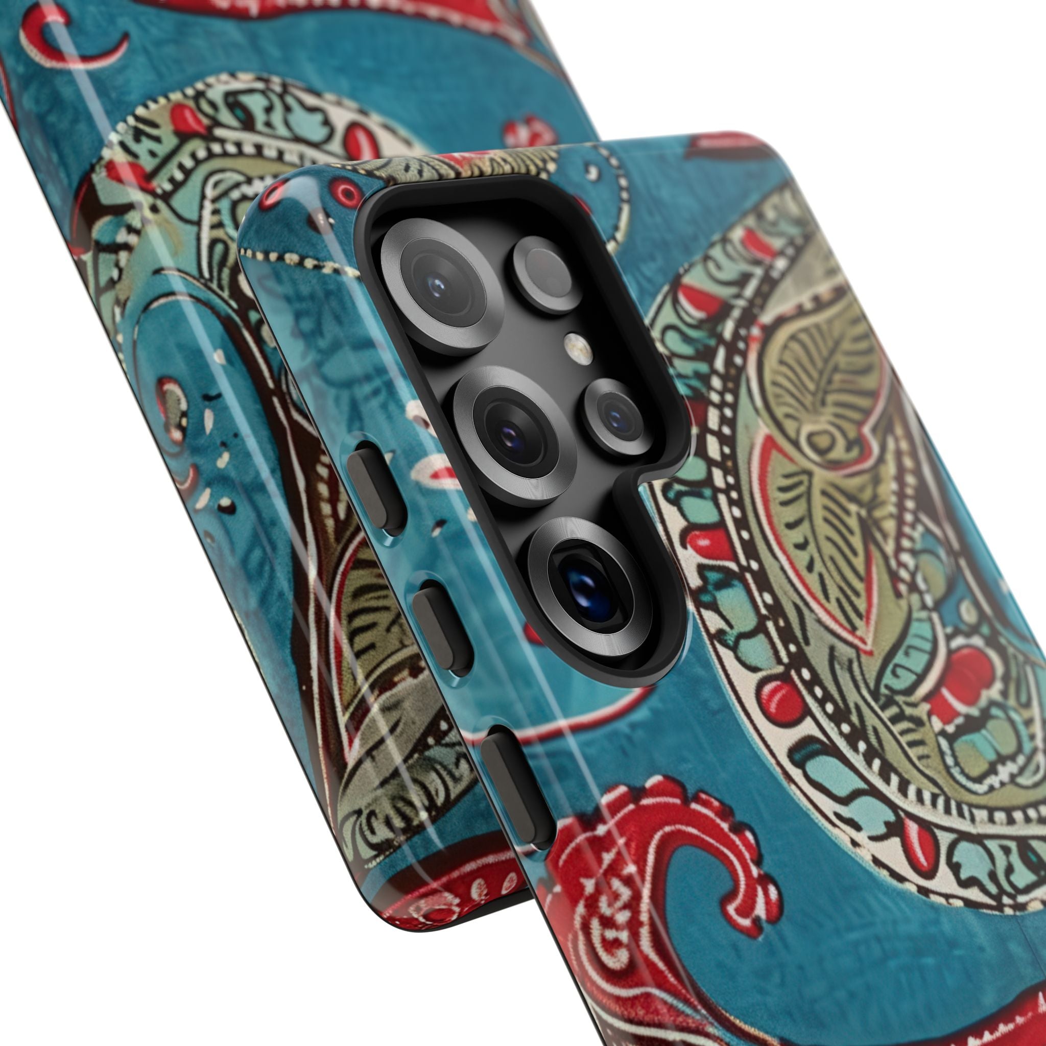 Paisley Floral Fusion Samsung S25 - Tough