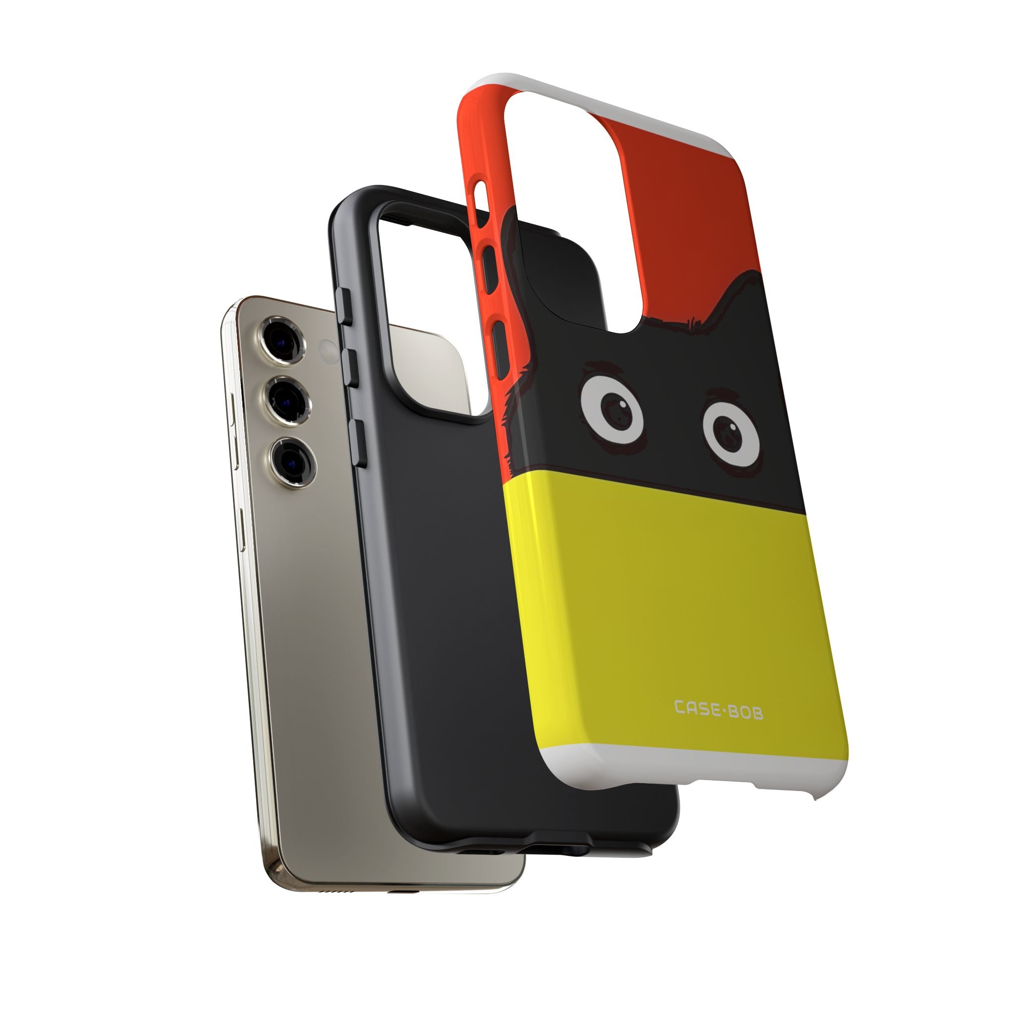 Peekaboo Cat Crimson Samsung S23 Case - Tough