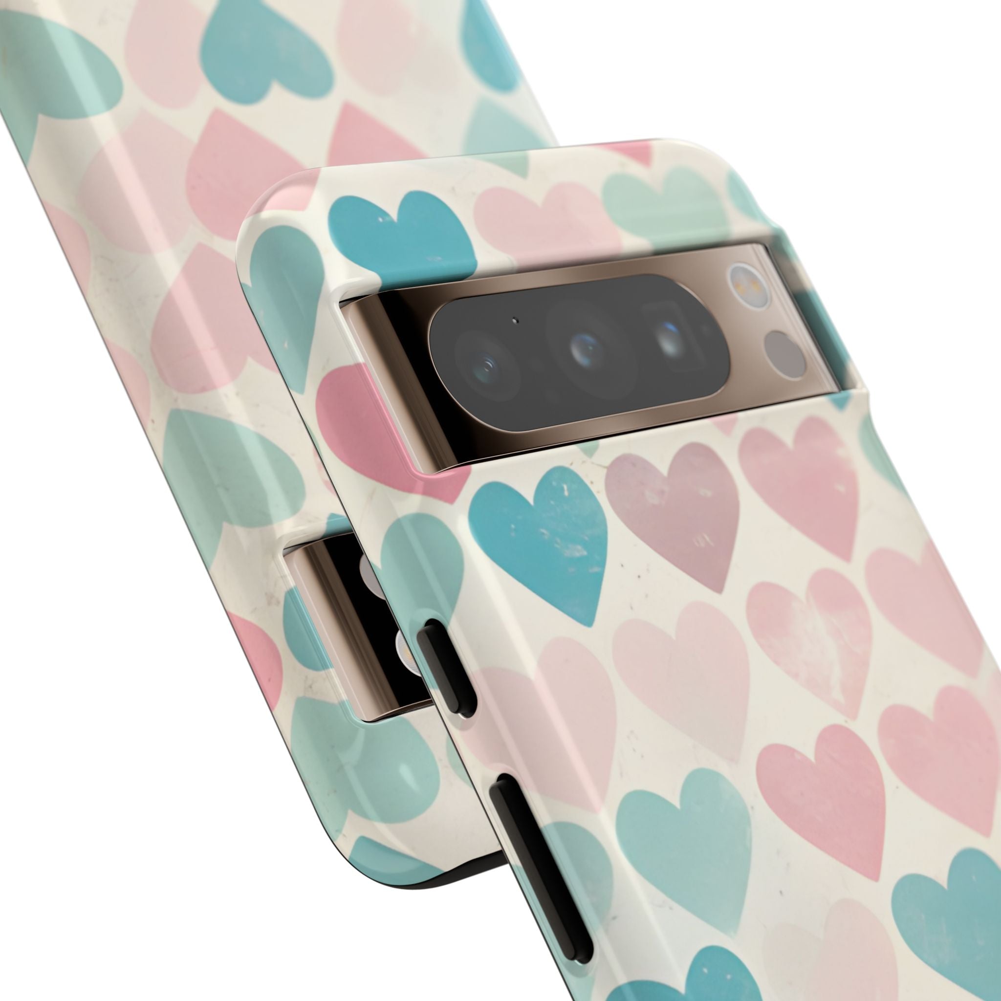Retro Hearts Symmetry - Google Pixel Case
