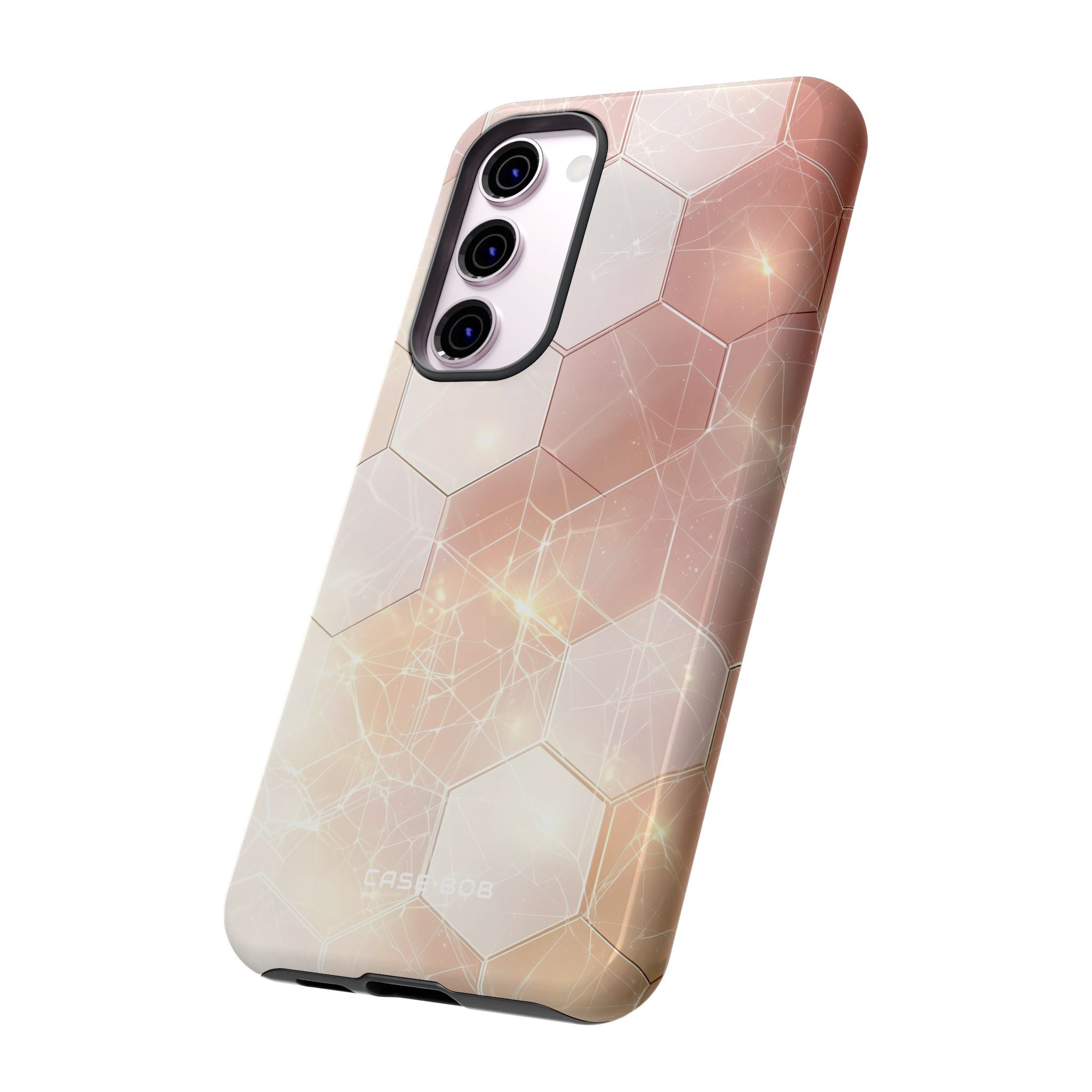 Honeycomb Glow Samsung S23 Plus Case - Tough