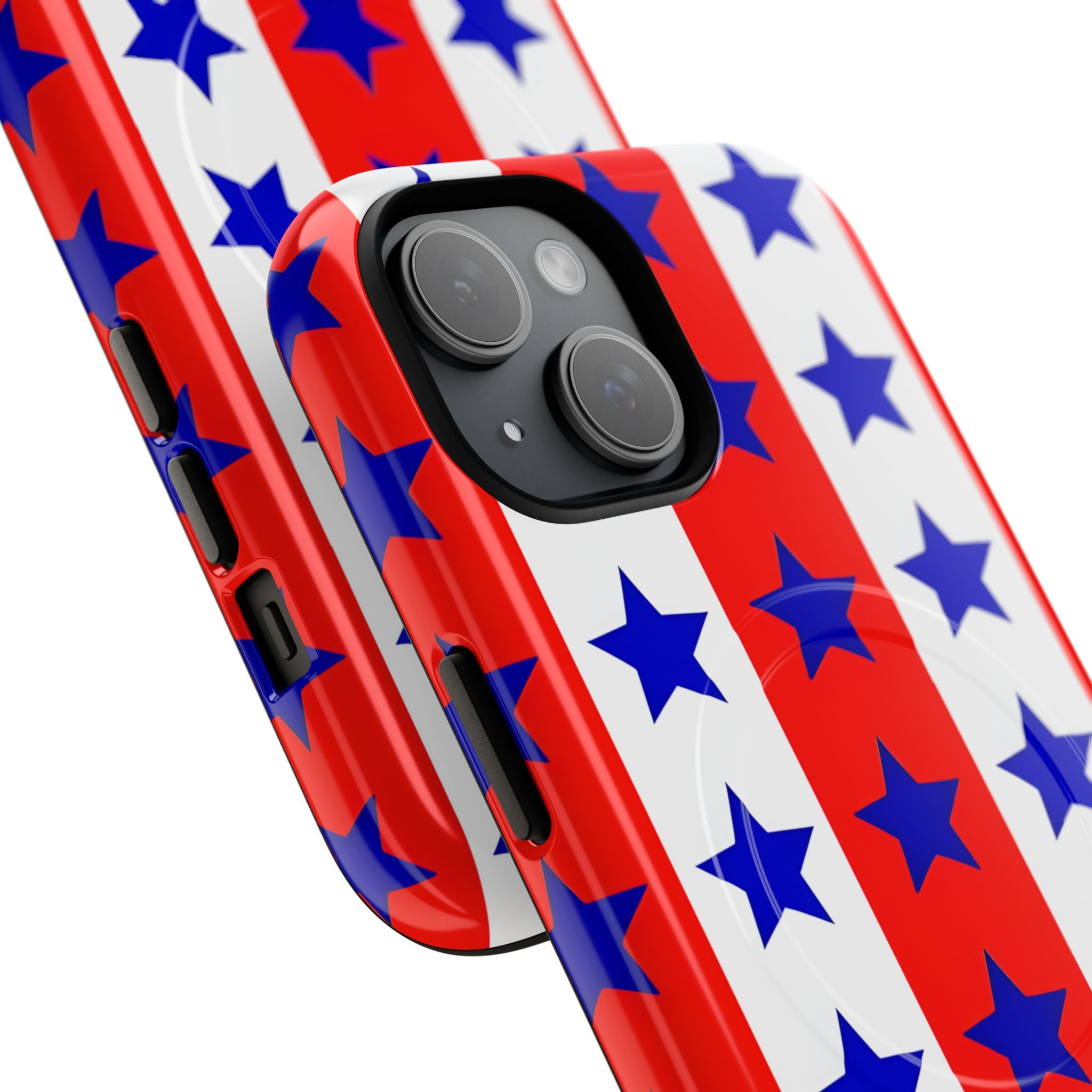 Patriotic American Flag Inspired Seamless iPhone 15 - Tough+