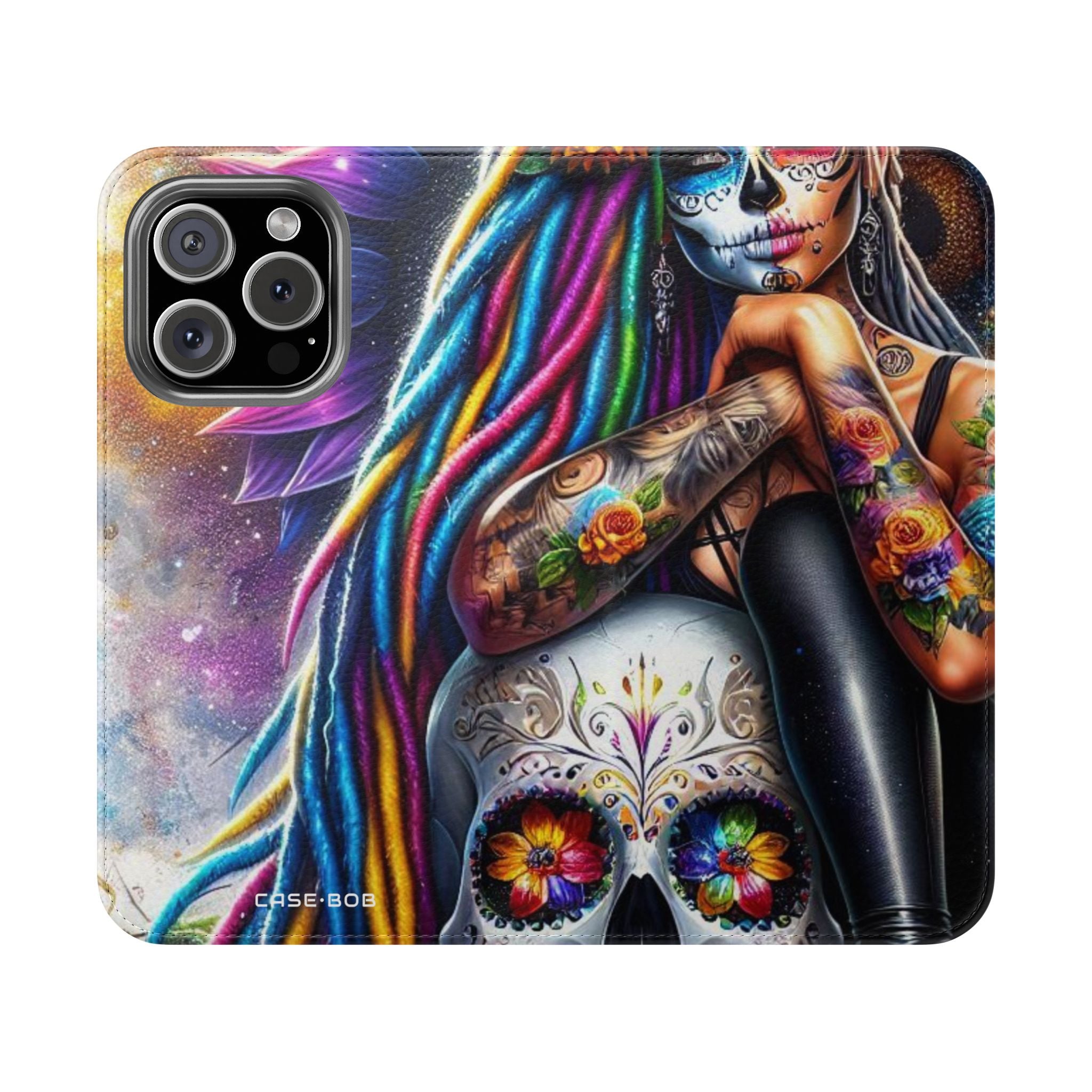 Skull Bloom - iPhone 16 Pro Case - Wallet
