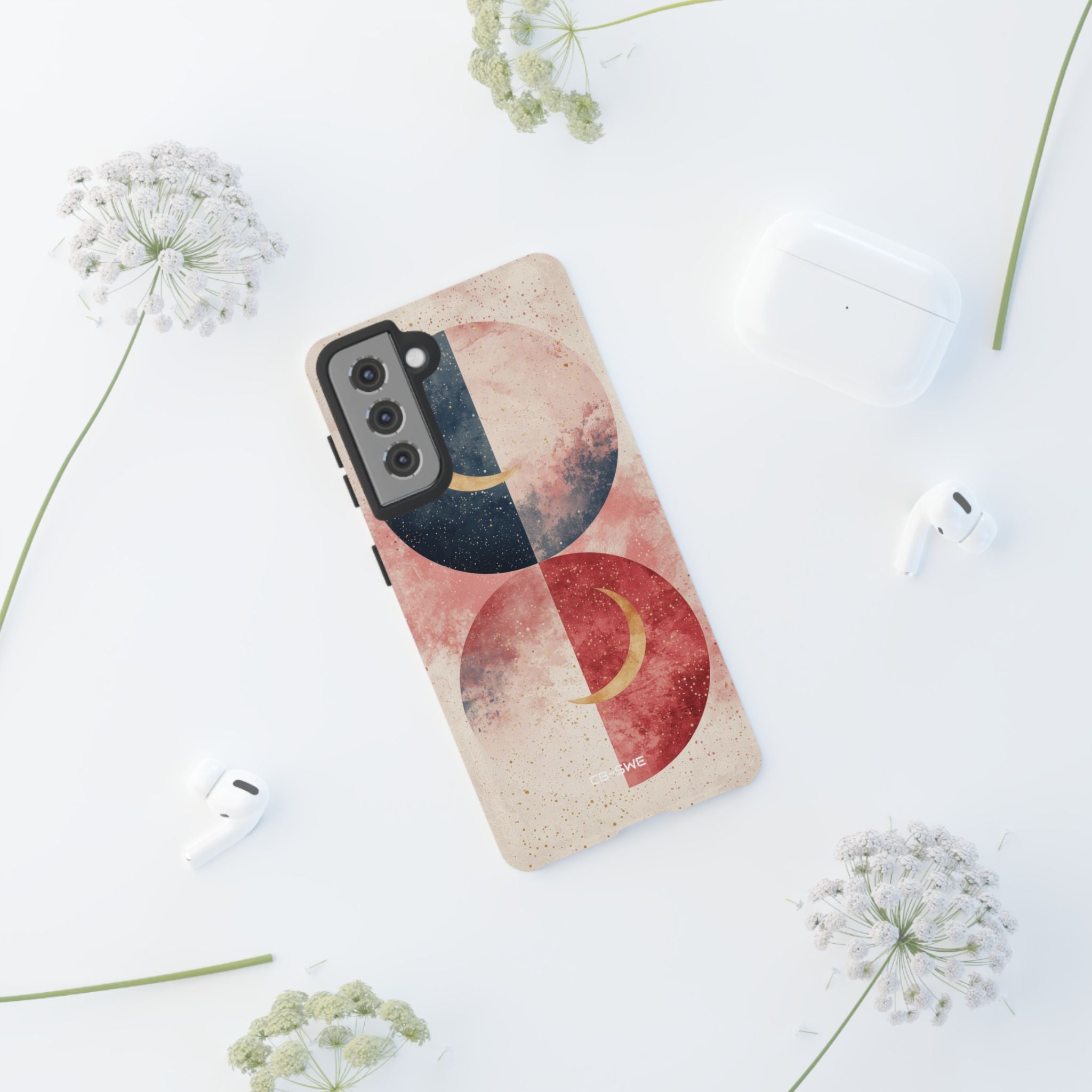 Crescents Embrace Stars - Samsung Case