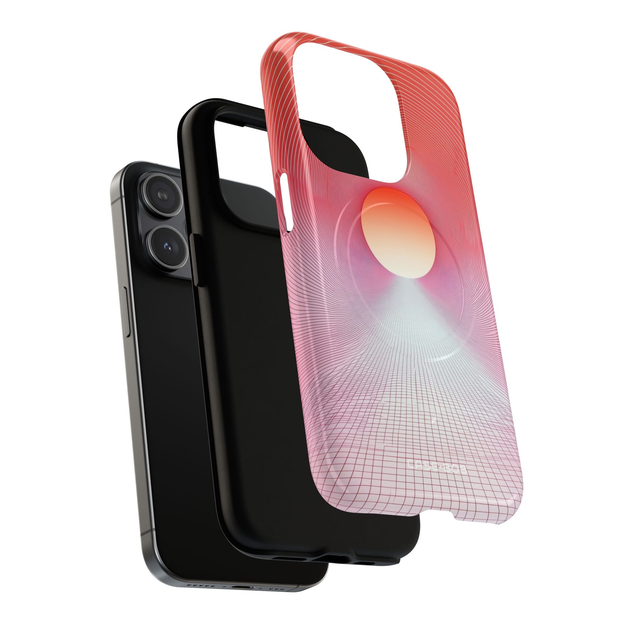 Orange Portal iPhone 15 Pro Case - Tough+
