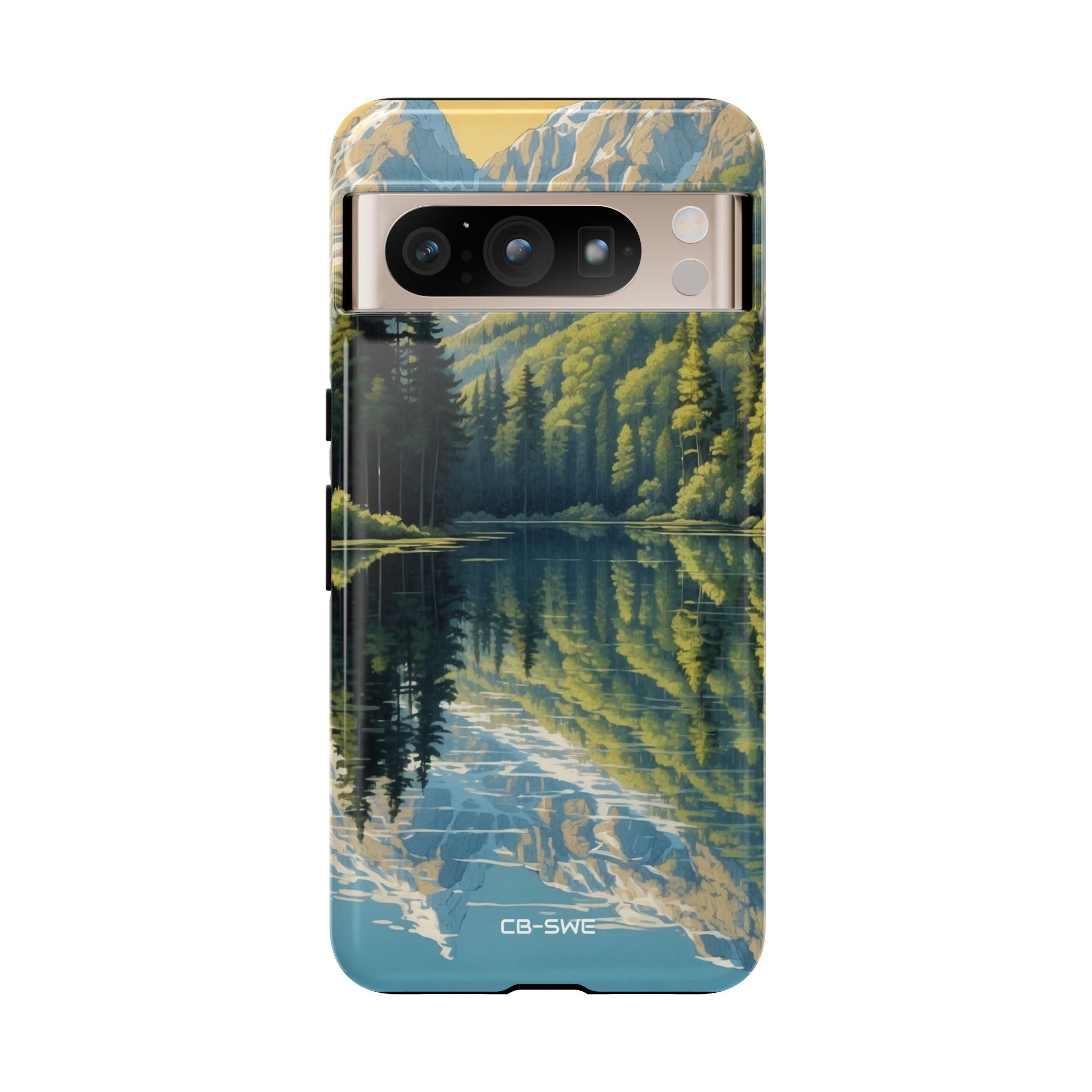 Mountain Peaks Reflect - Google Pixel Case