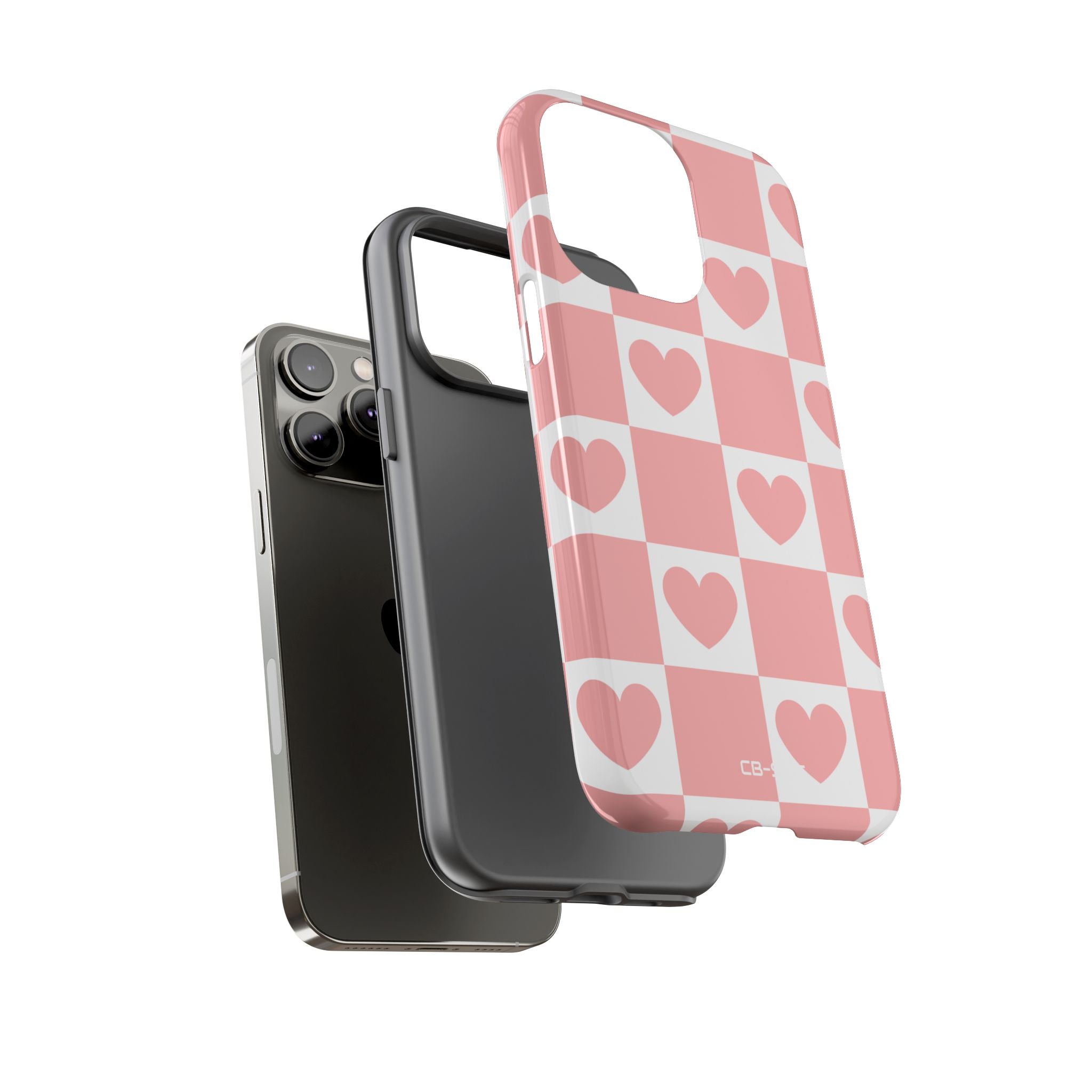 Love Checkered Harmony - iPhone Case