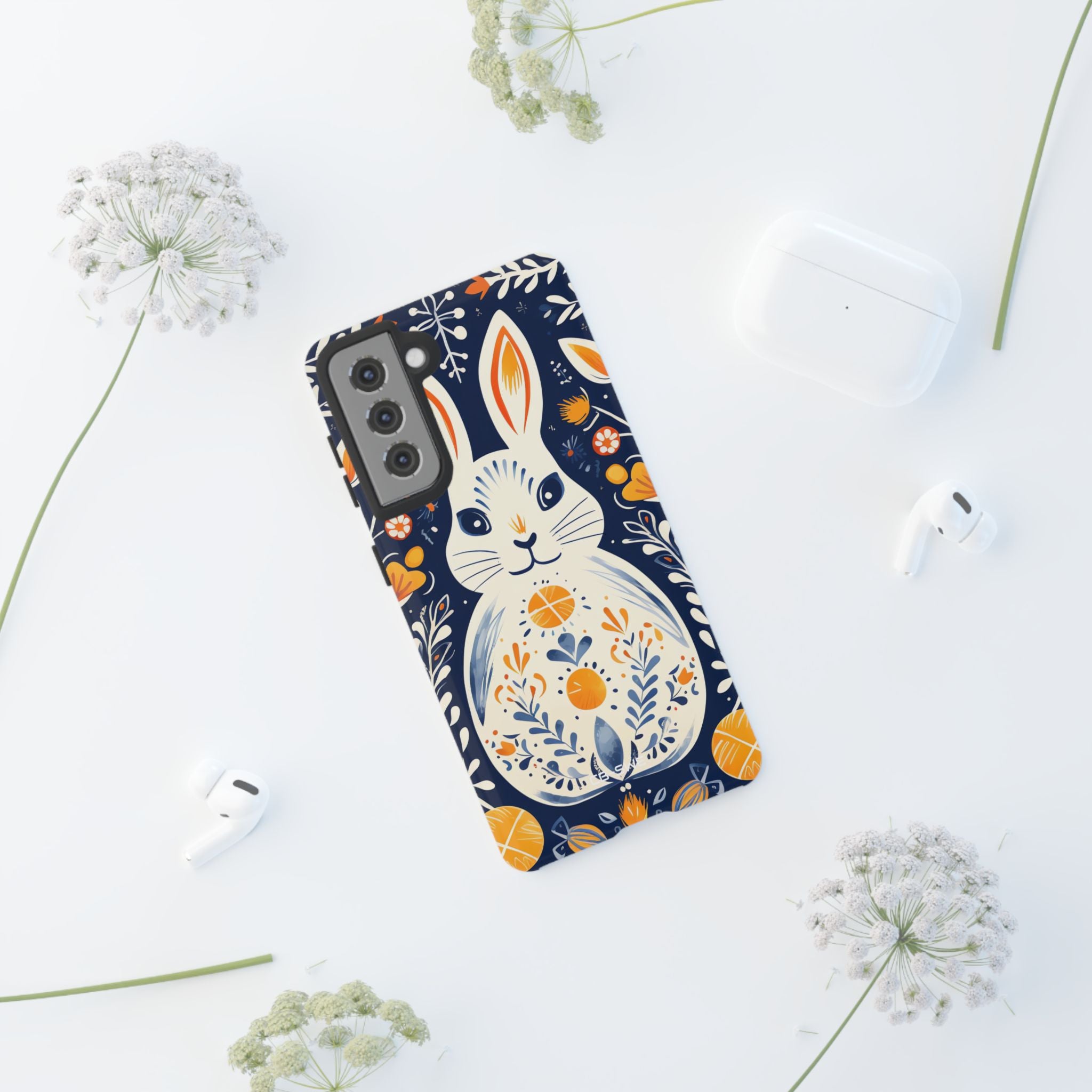 Floral Rabbit Joy - Samsung Case