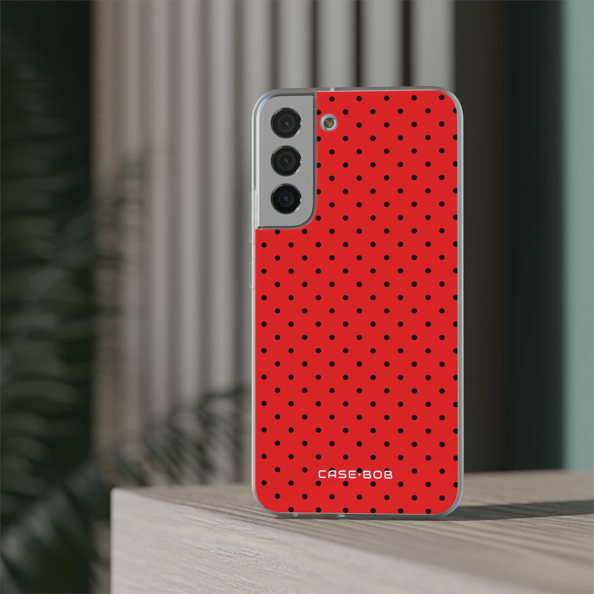 Crimson Dot Matrix Samsung S22 Plus Case - Soft