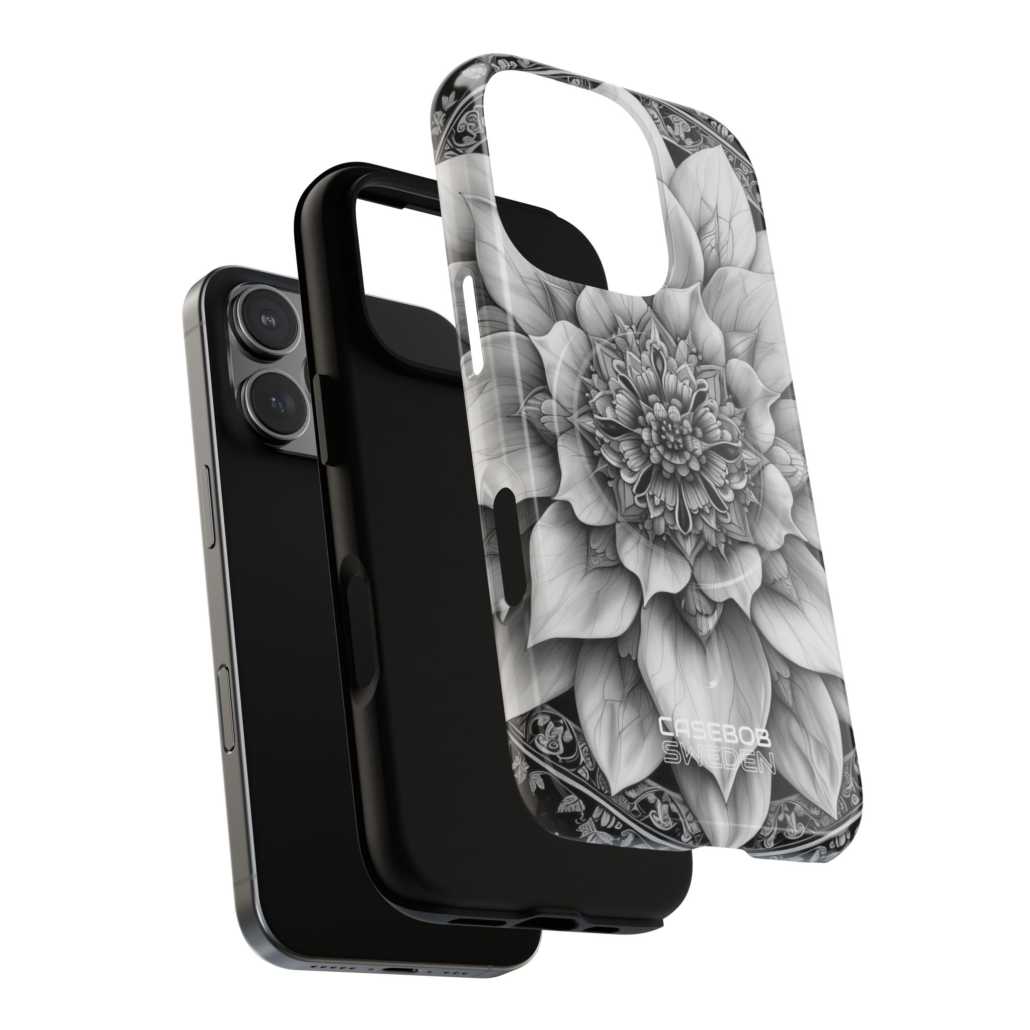 Cosmic Floral Mandala iPhone 16 - Tough+