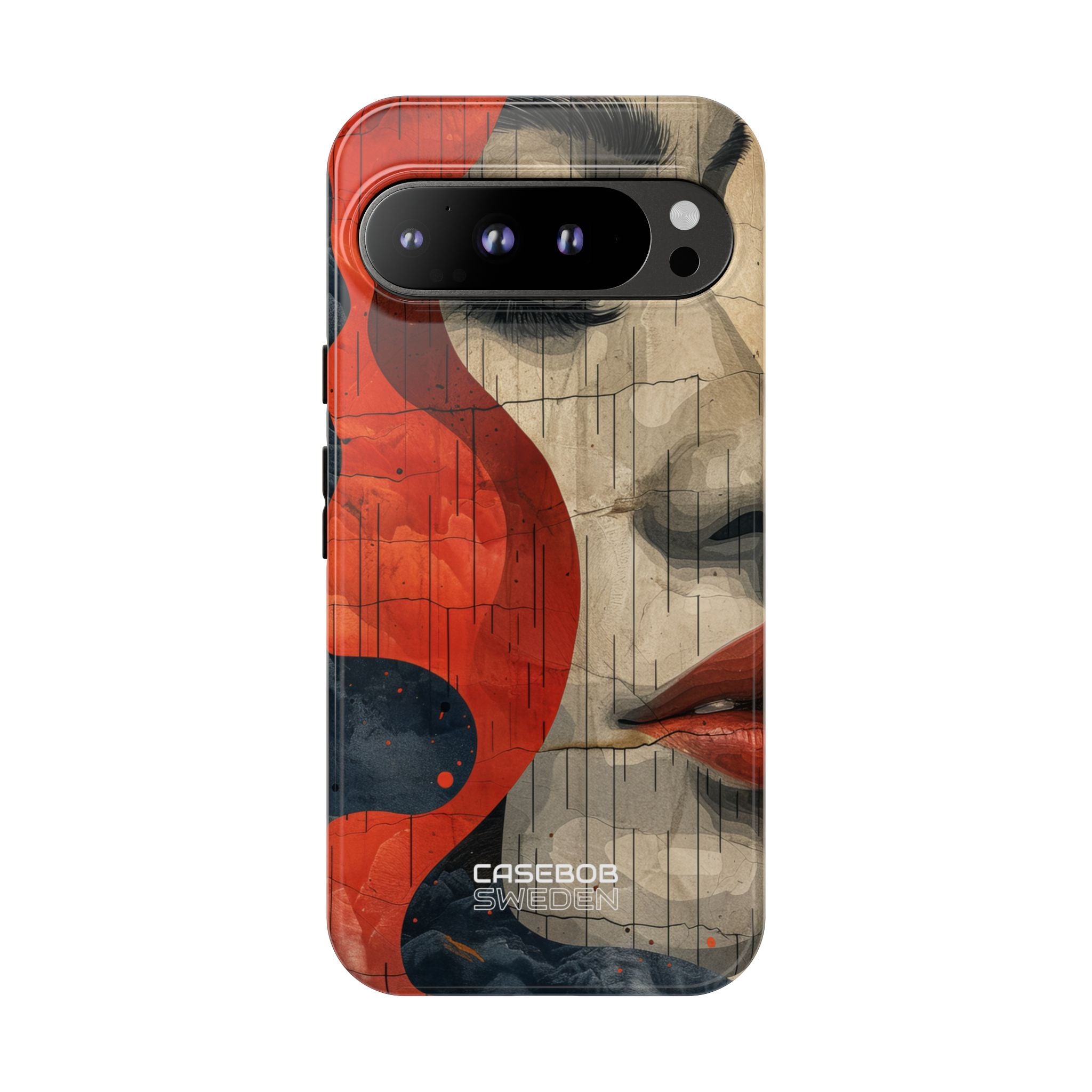 Crimson Flow Profile Google Pixel 9 - Resistente