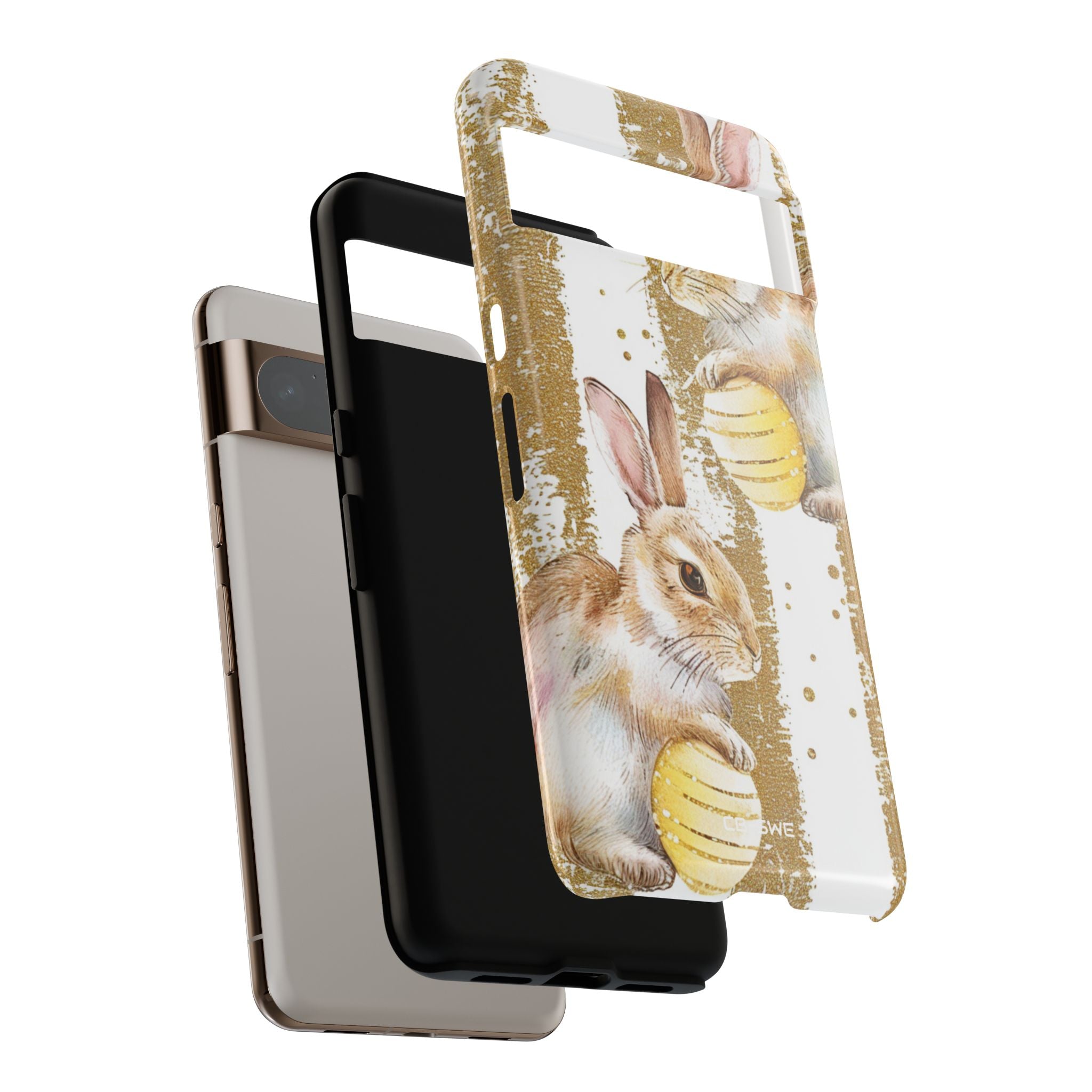 Bunnies Hold Eggs - Google Pixel Case