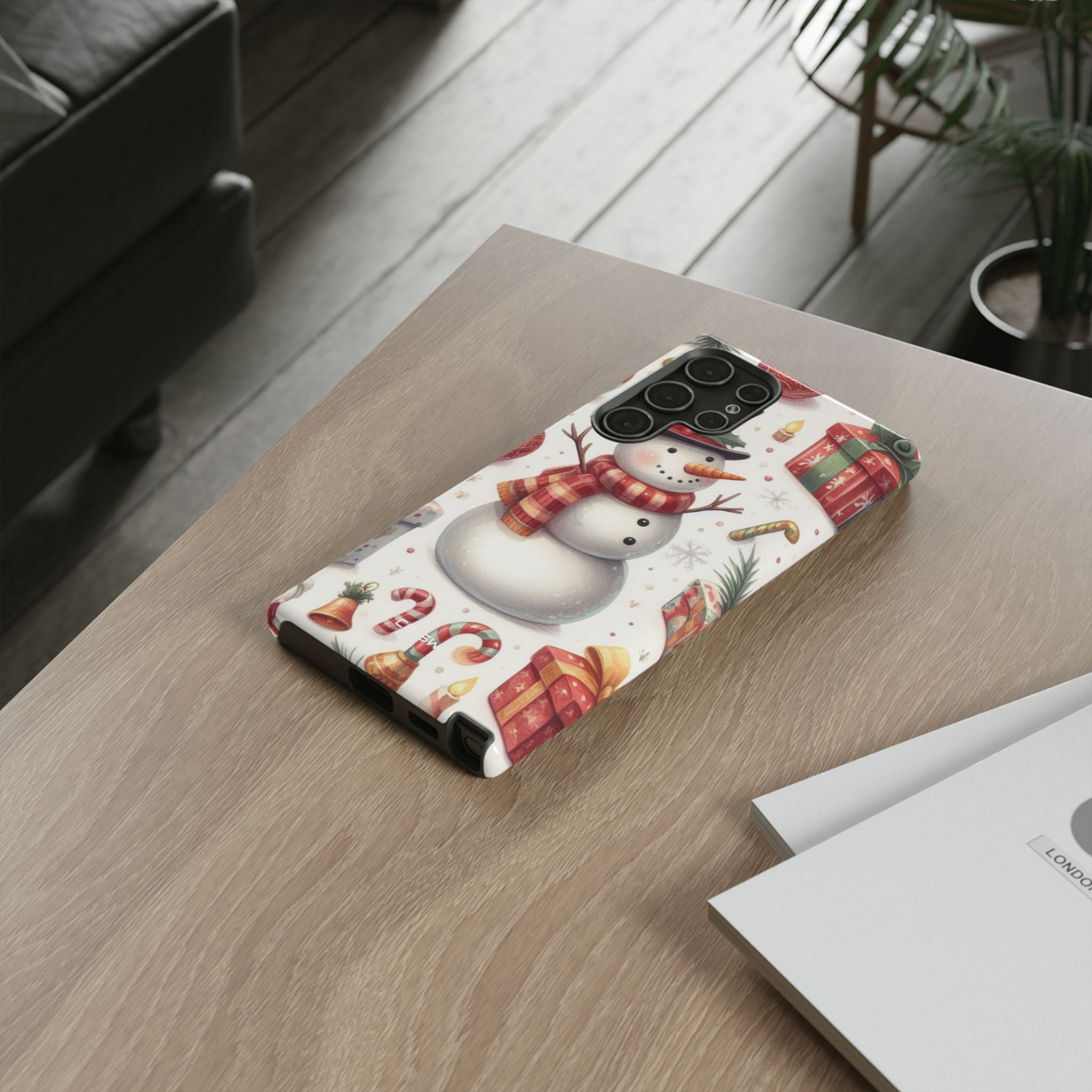Snowman Wears Scarf - Samsung Case