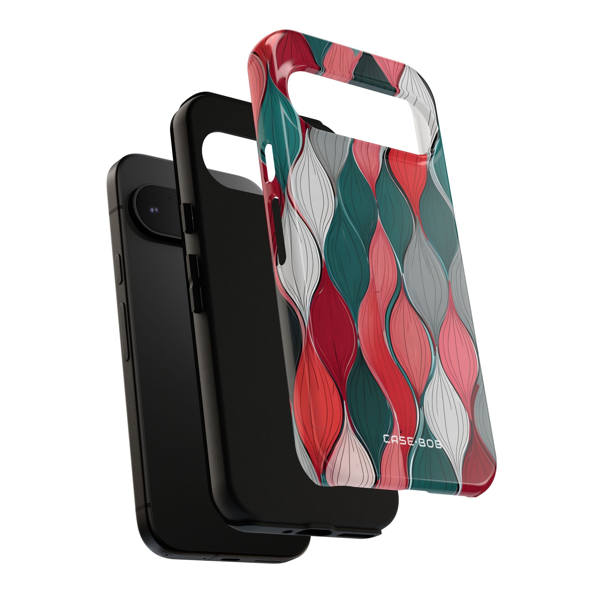 Leaf Cascade Teal Google Pixel 9 Case - Tough
