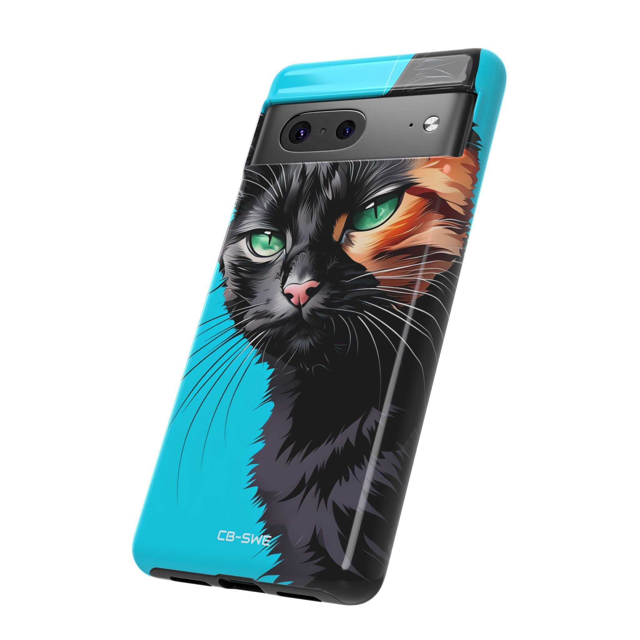 Curious Cat Stare - Google Pixel Case