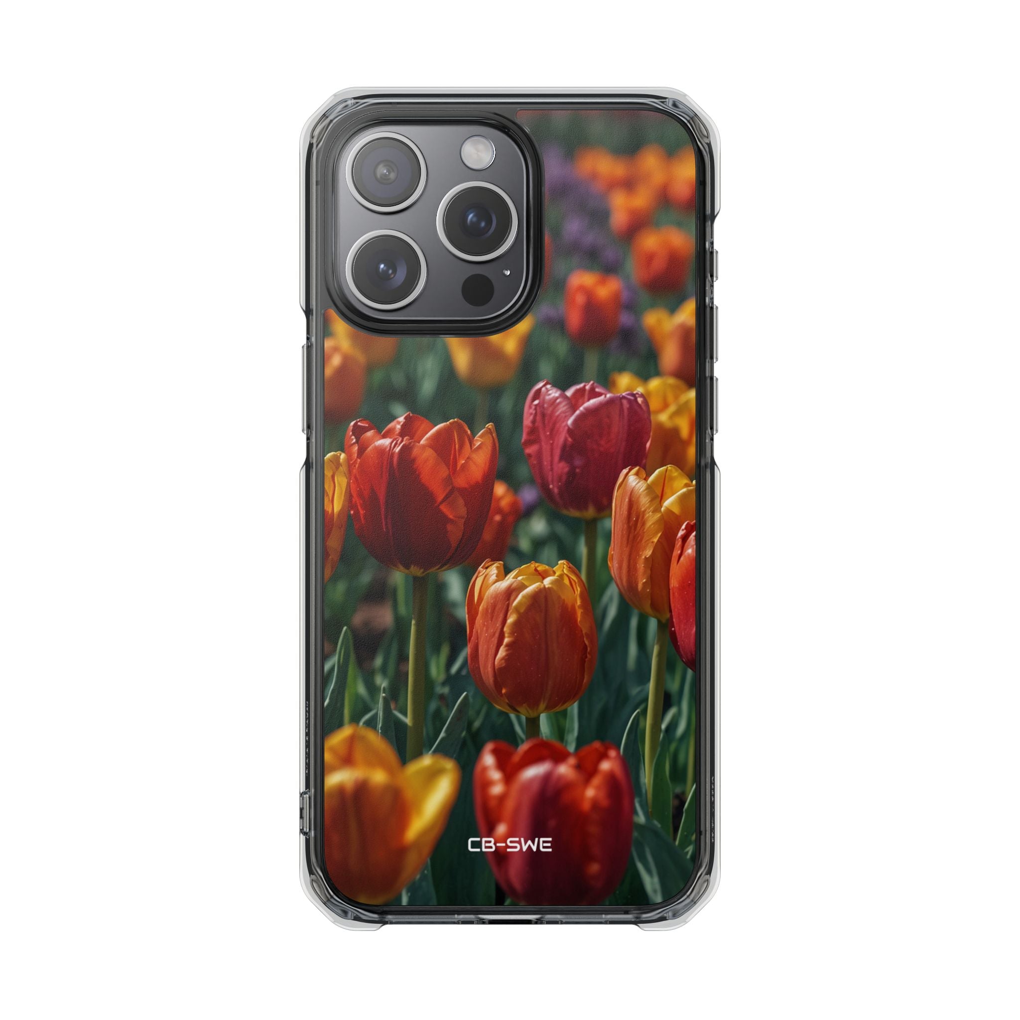 Tulips Embrace Light iPhone Case - Impact