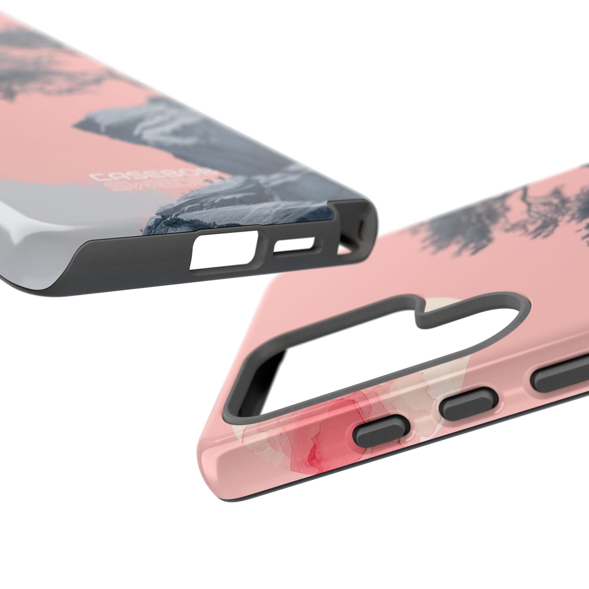 Solitudine sulla scogliera rosa Samsung S25 - Tough