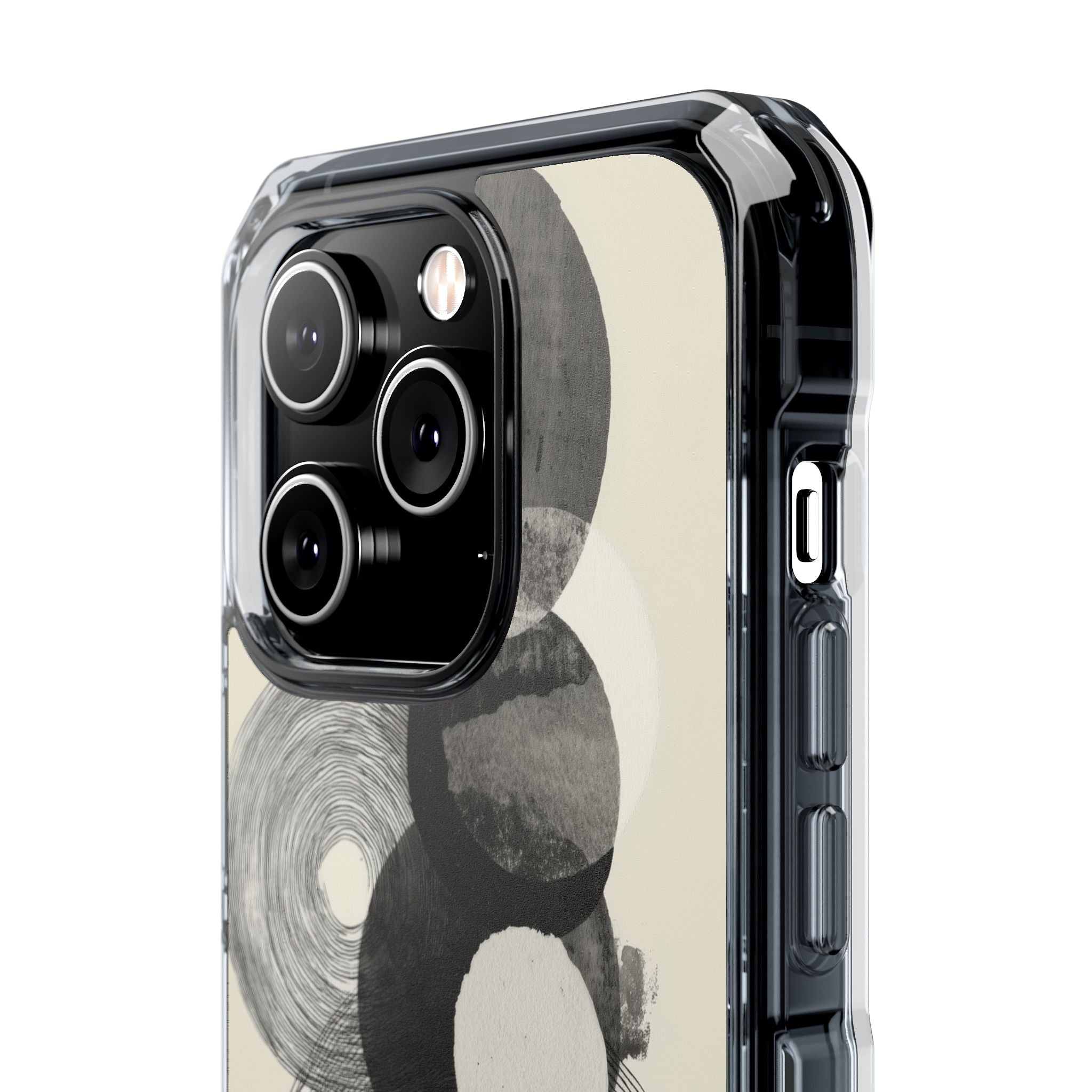 Circles Embrace Lines iPhone Case - Impact