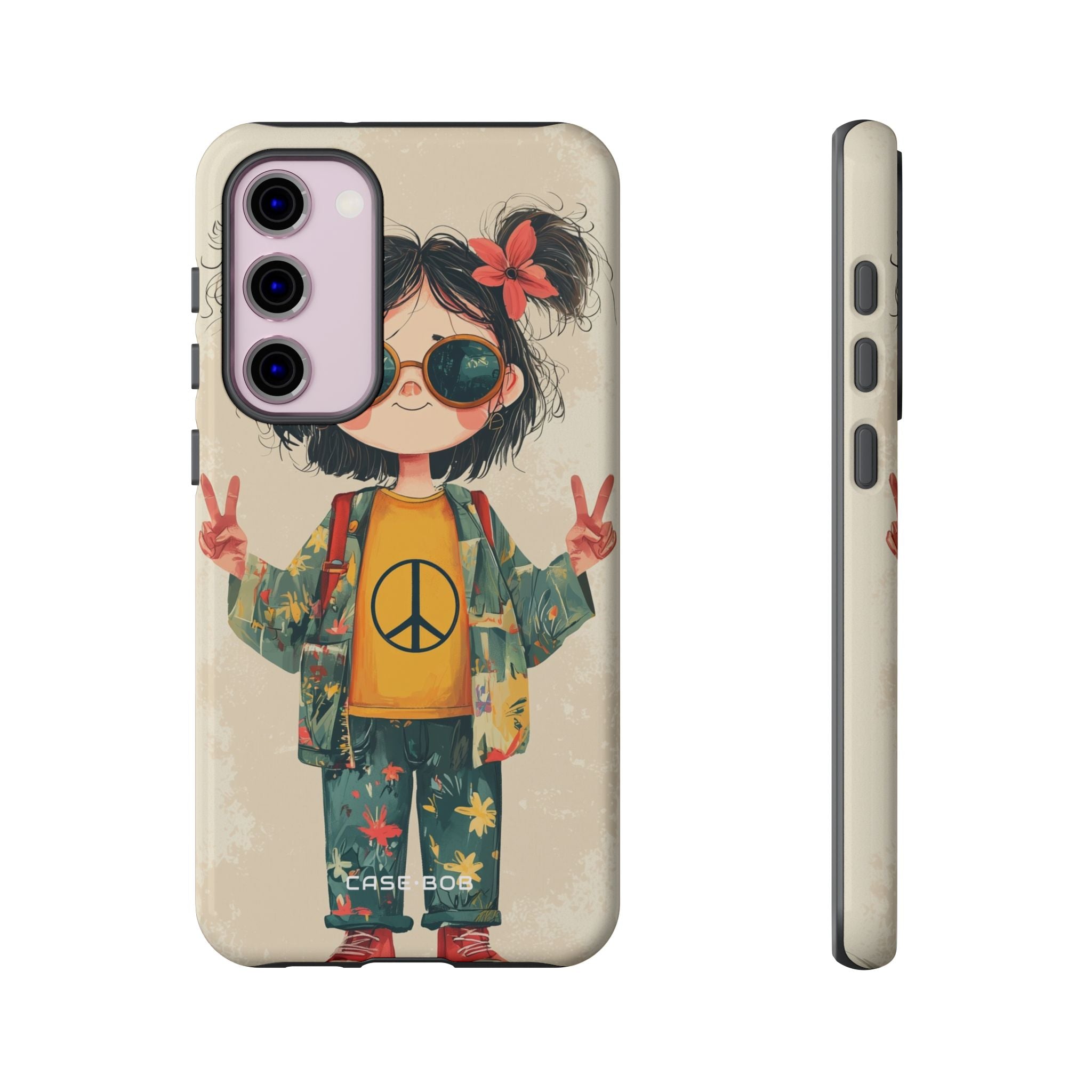 Peace Pigtails Samsung S23 Plus Case - Tough