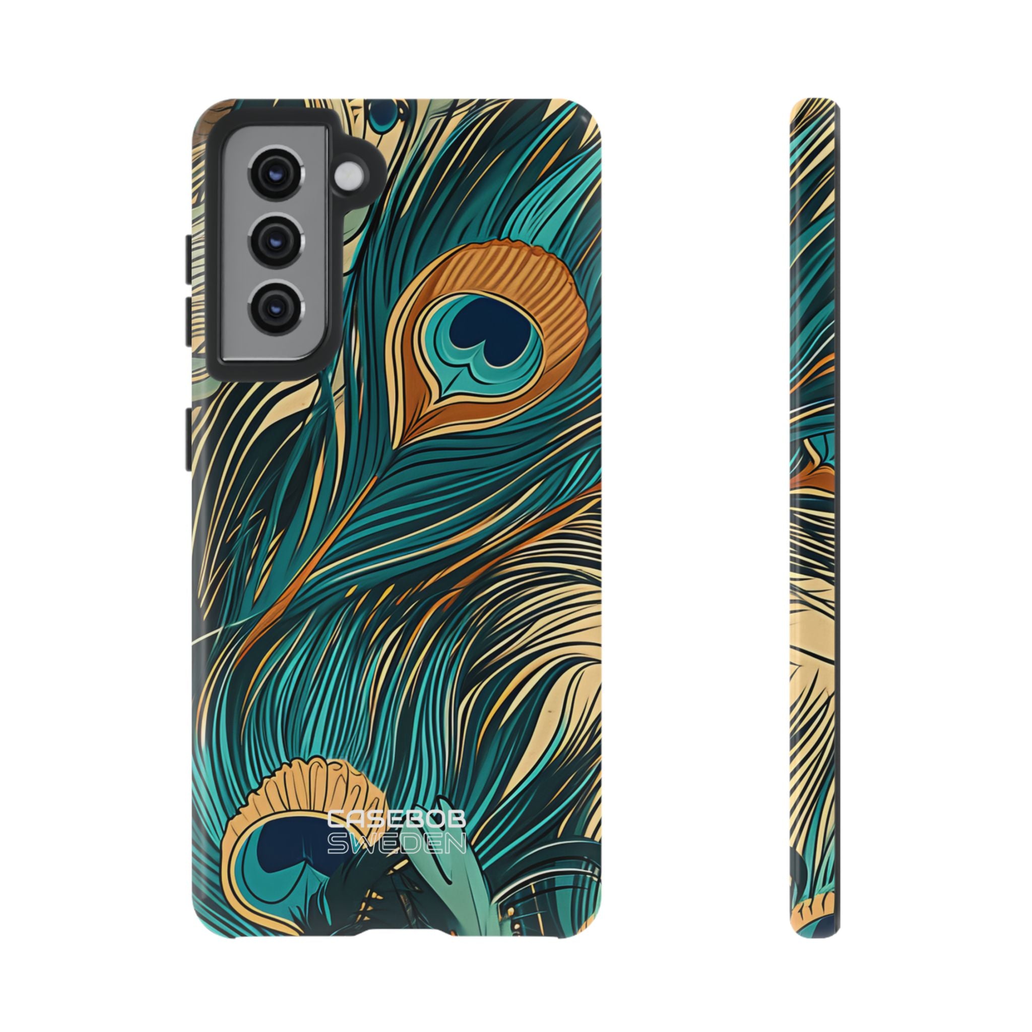 Vortice di Piume di Pavone Samsung S21 - Tough