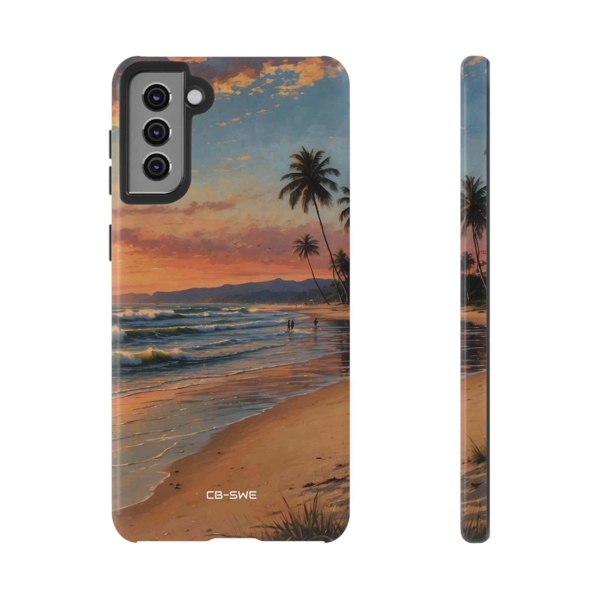 Golden Waves Embrace - Samsung Case