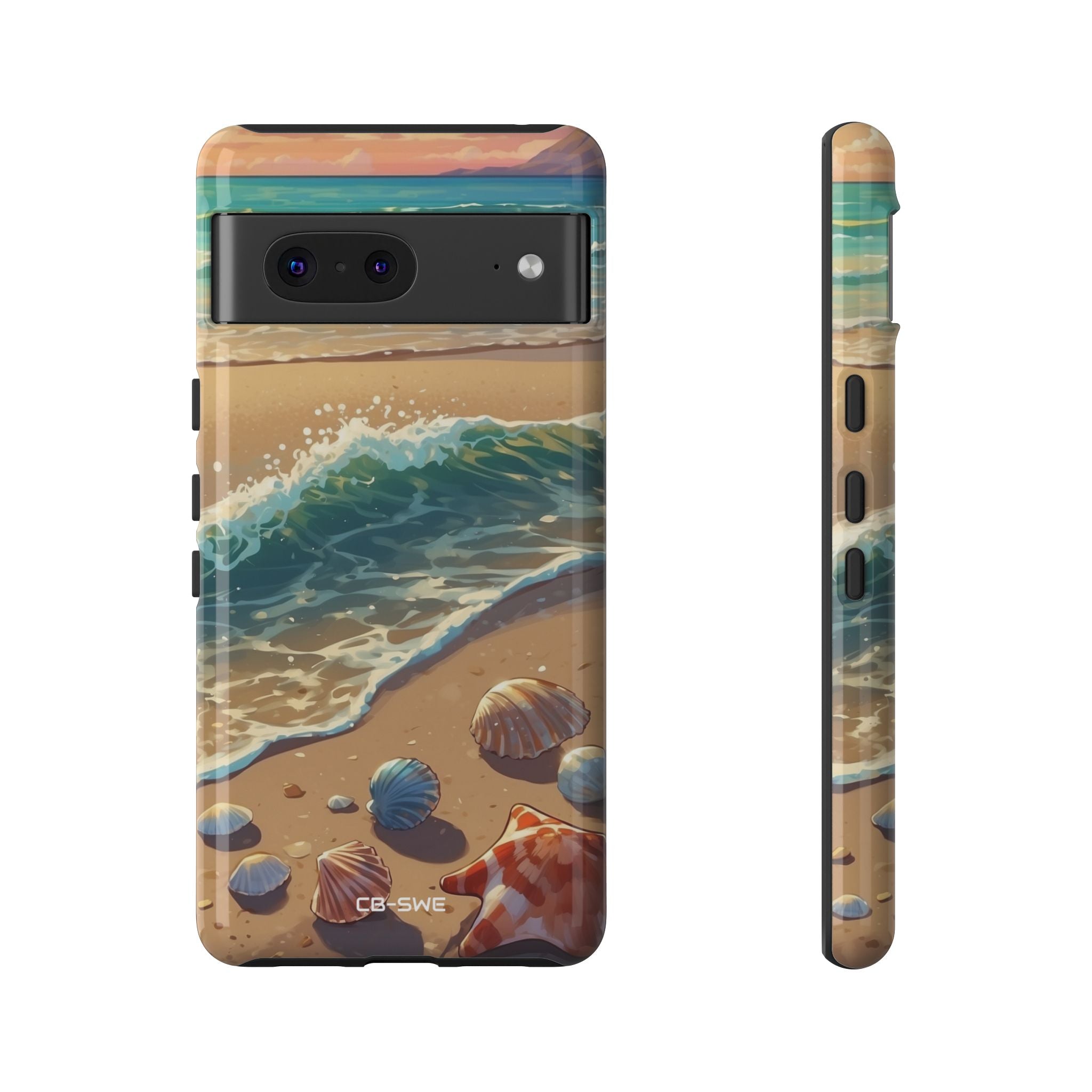 Seashells Kiss Shore - Google Pixel Case