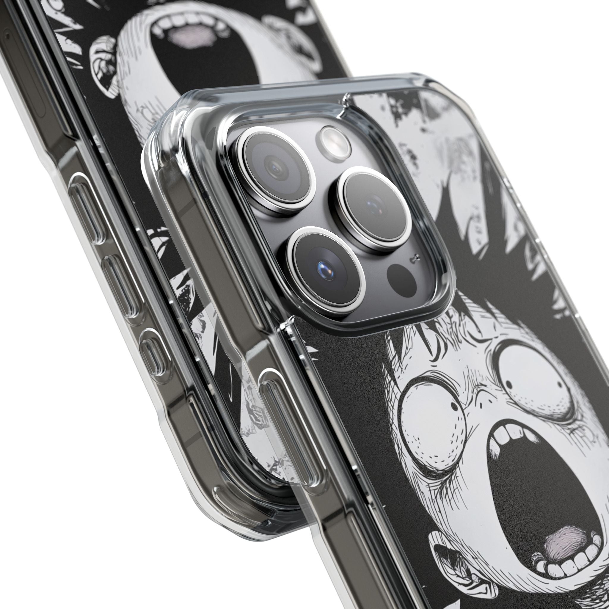 Screaming Stripes iPhone 15 Pro Case - Impact