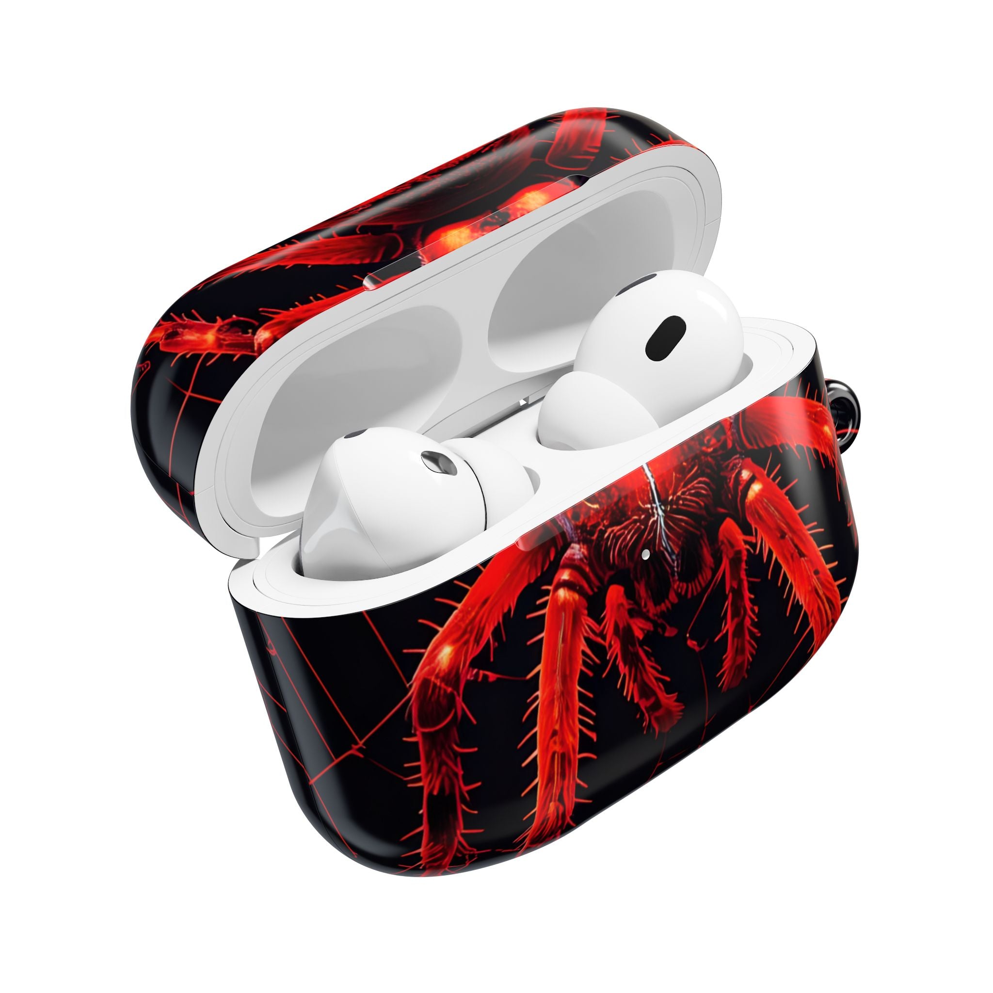 Crimson Spiderweb - AirPods Case