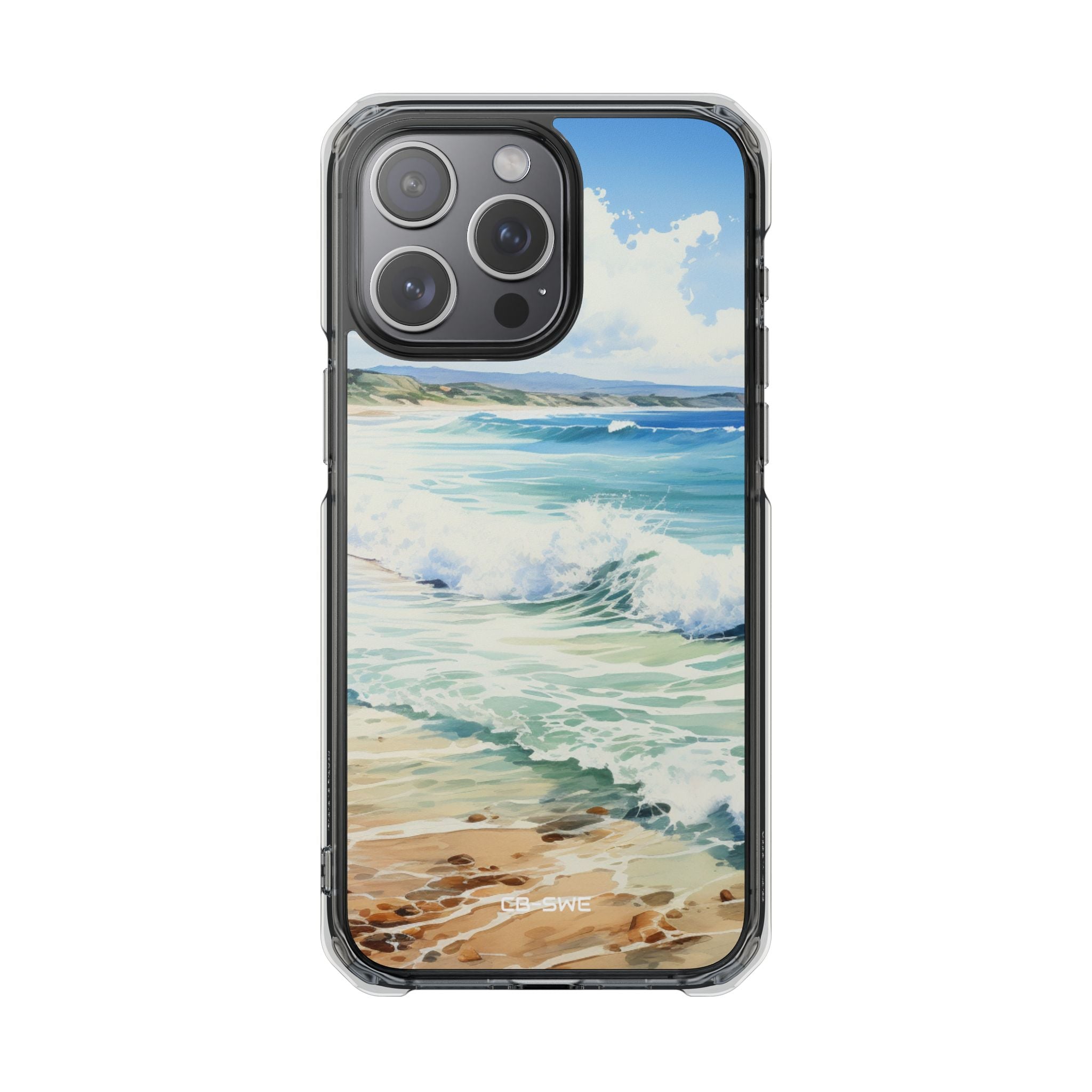 Serene Coastal Watercolors iPhone Case - Impact