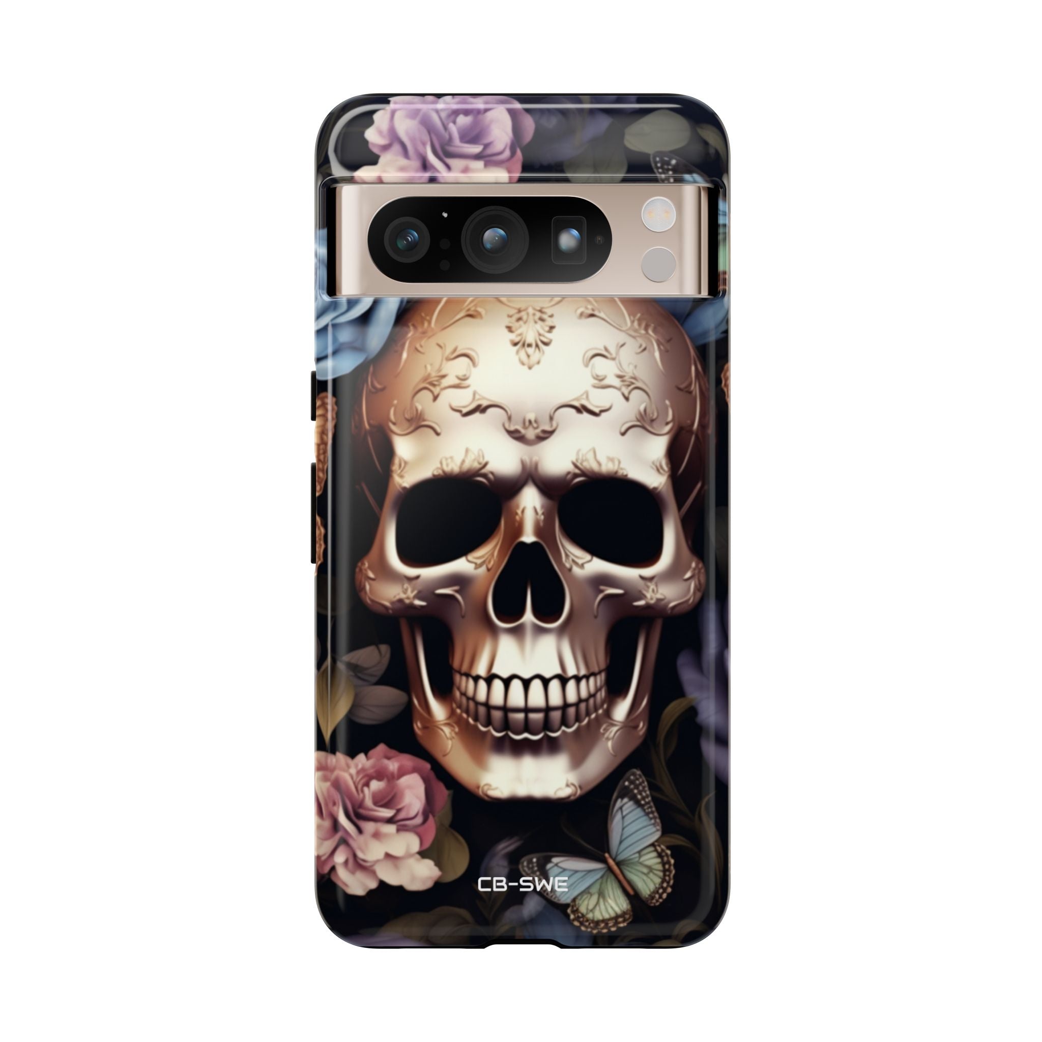 Skull Among Blossoms - Google Pixel Case