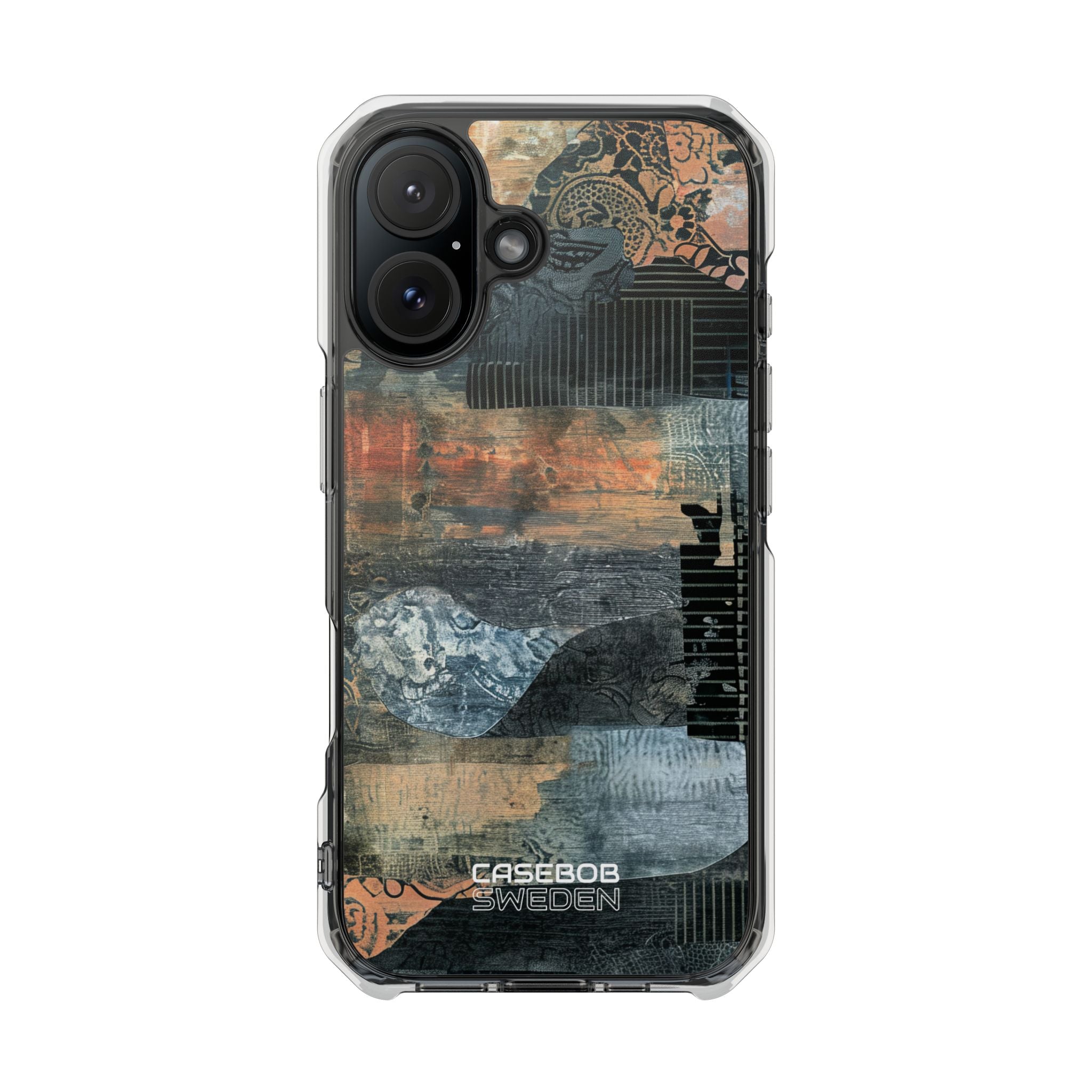 Rust Bloom Tangle iPhone 16 - Impact Clear+