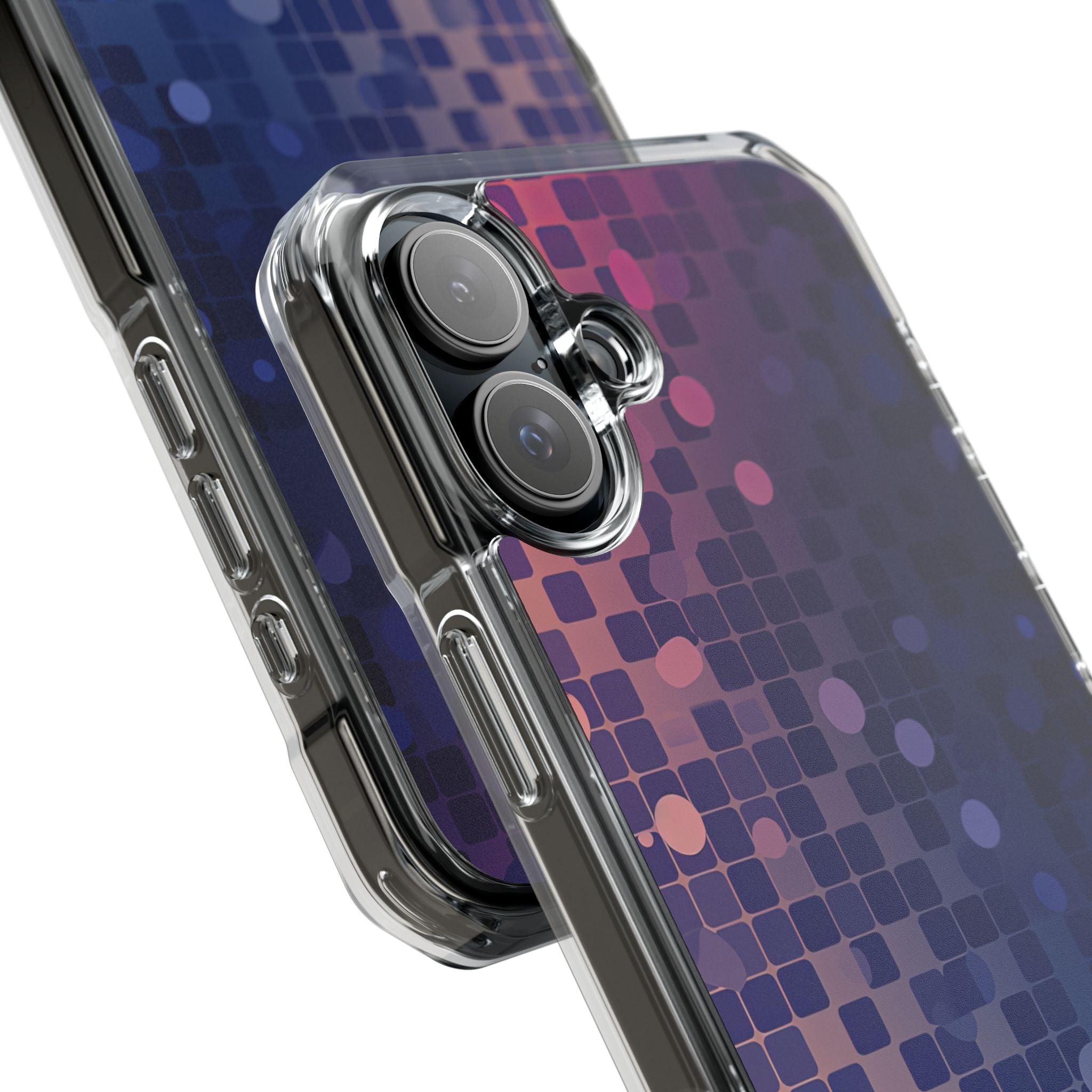 Vibrant Pixel Bloom iPhone 16 - Impact Clear+