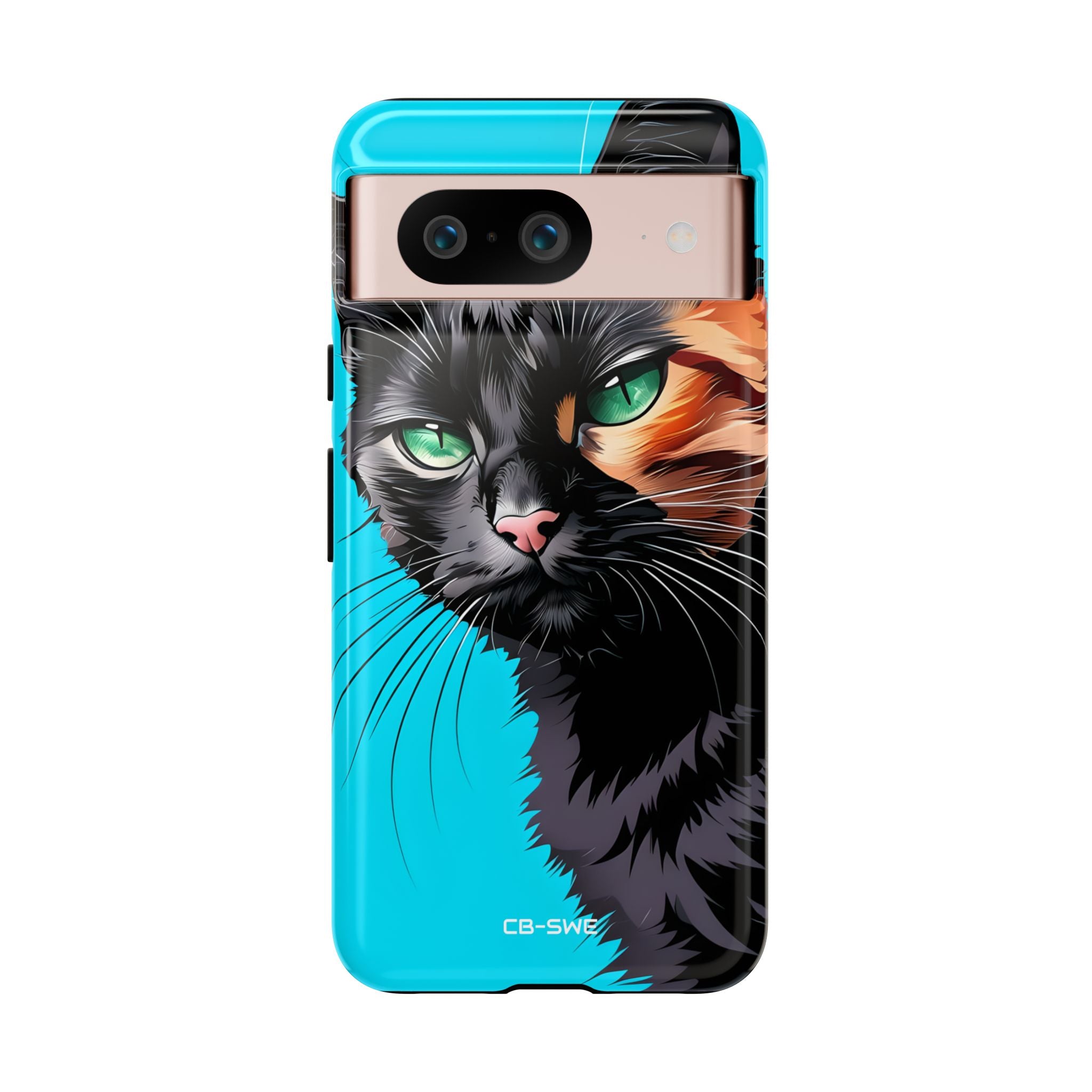 Curious Cat Stare - Google Pixel Case